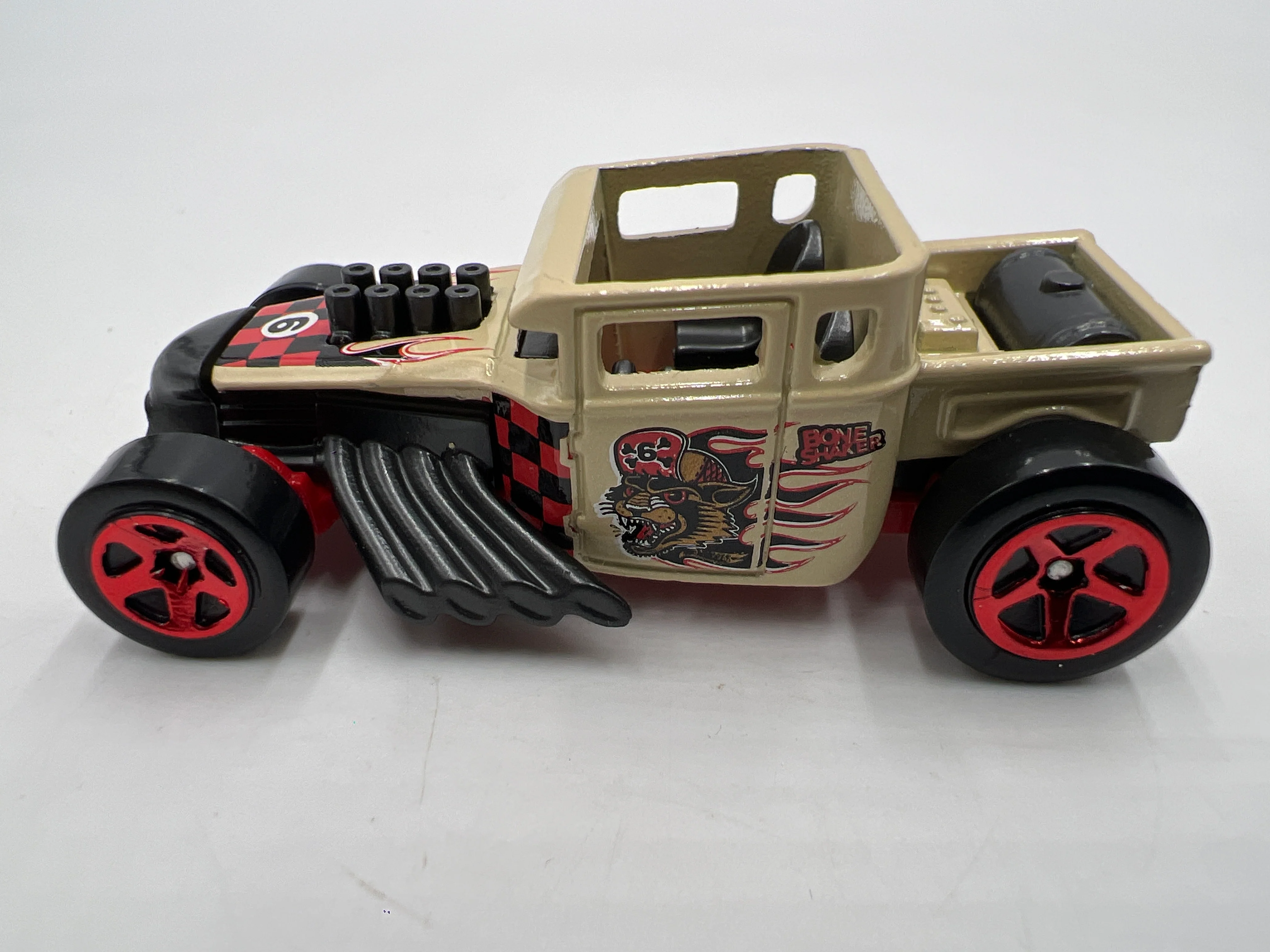 2020 Hot Wheels Mystery Models Series 2 #6 Bone Shaker Tan - Image 5