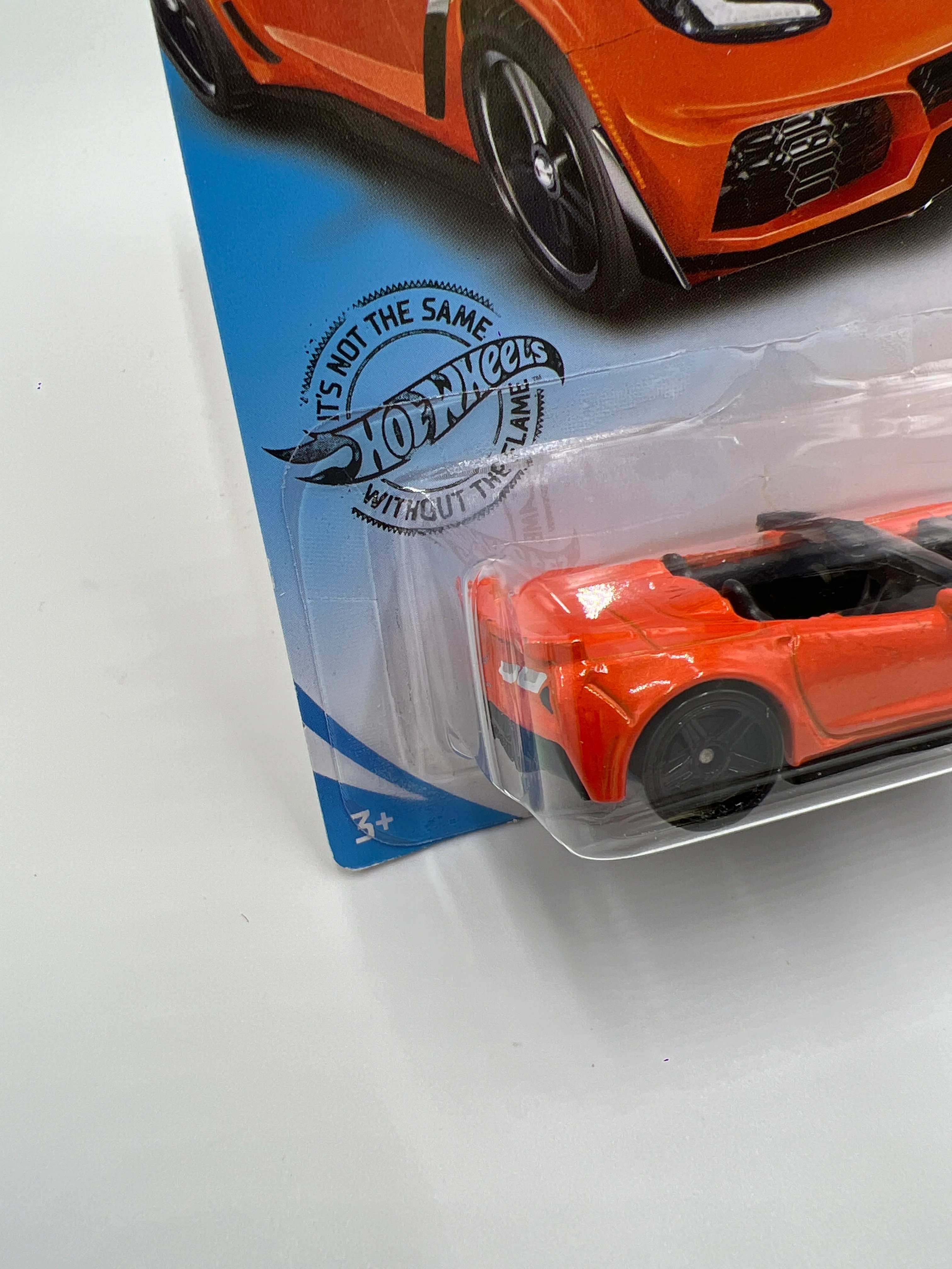 2020 Hot Wheels Factory Fresh #144 19 Corvette ZR1 Convertible Orange 16E - Image 5