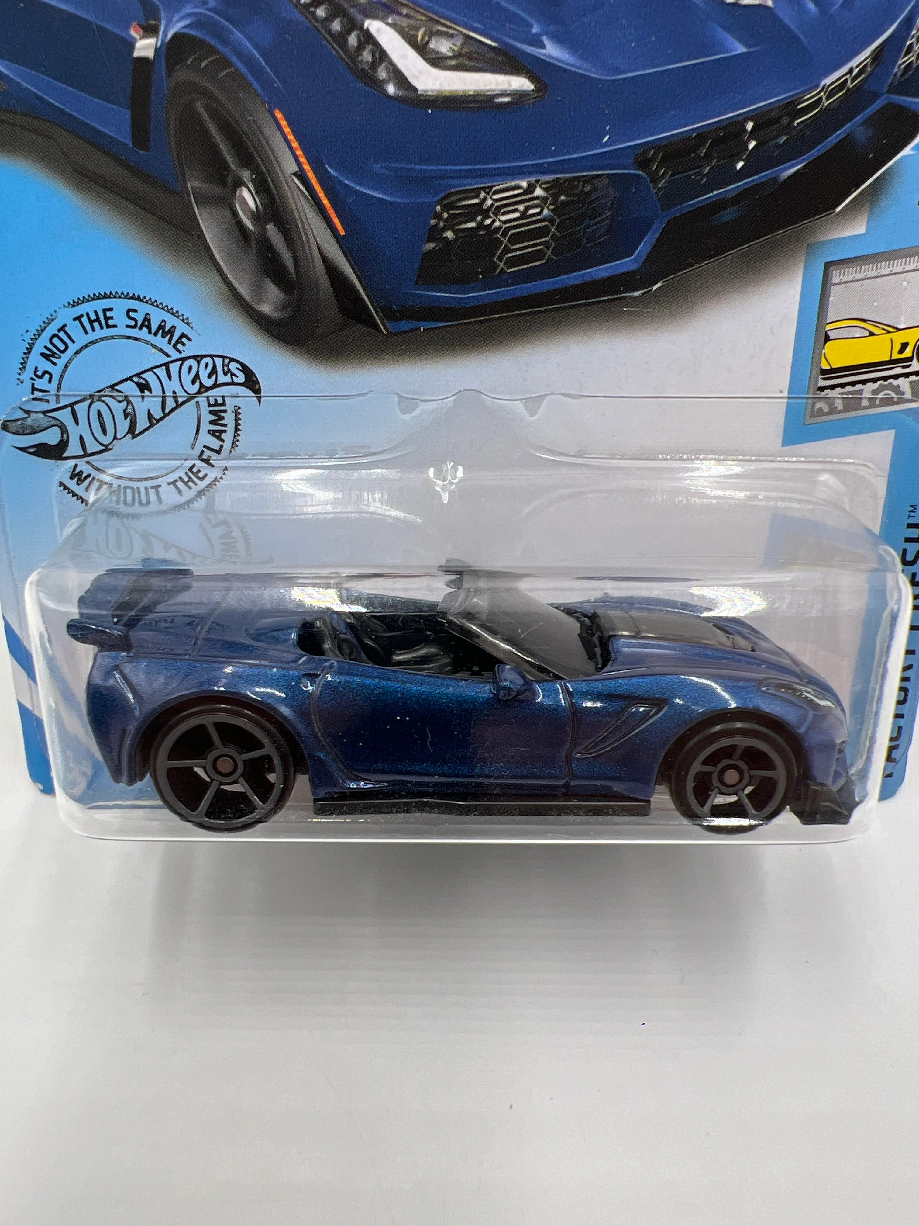 2020 Hot Wheels Factory Fresh #144 19 Corvette ZR1 Convertible Blue 9C - Image 2