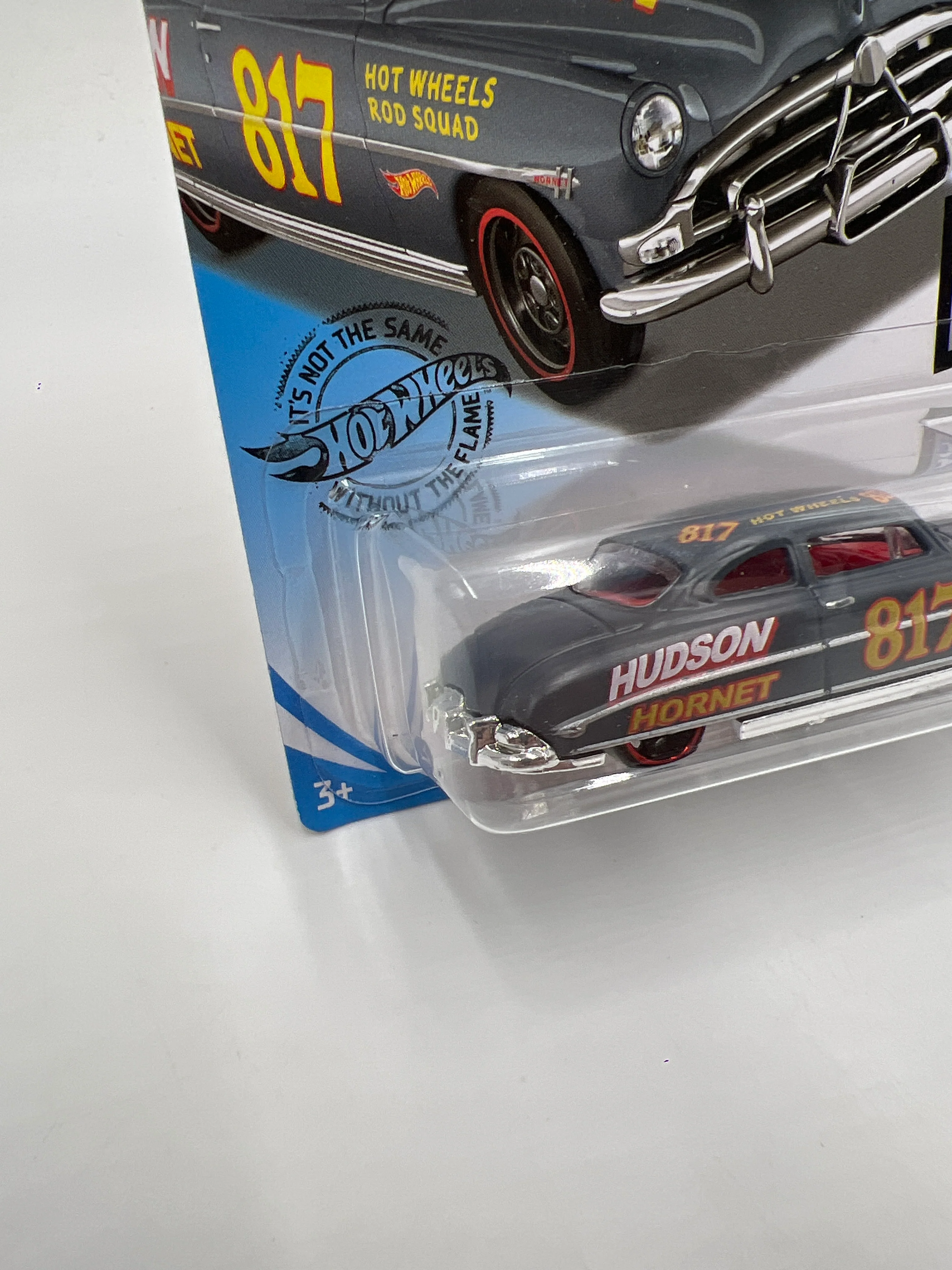 2020 Hot Wheels Rod Squad #140 52 Hudson Hornet Gray - Image 4