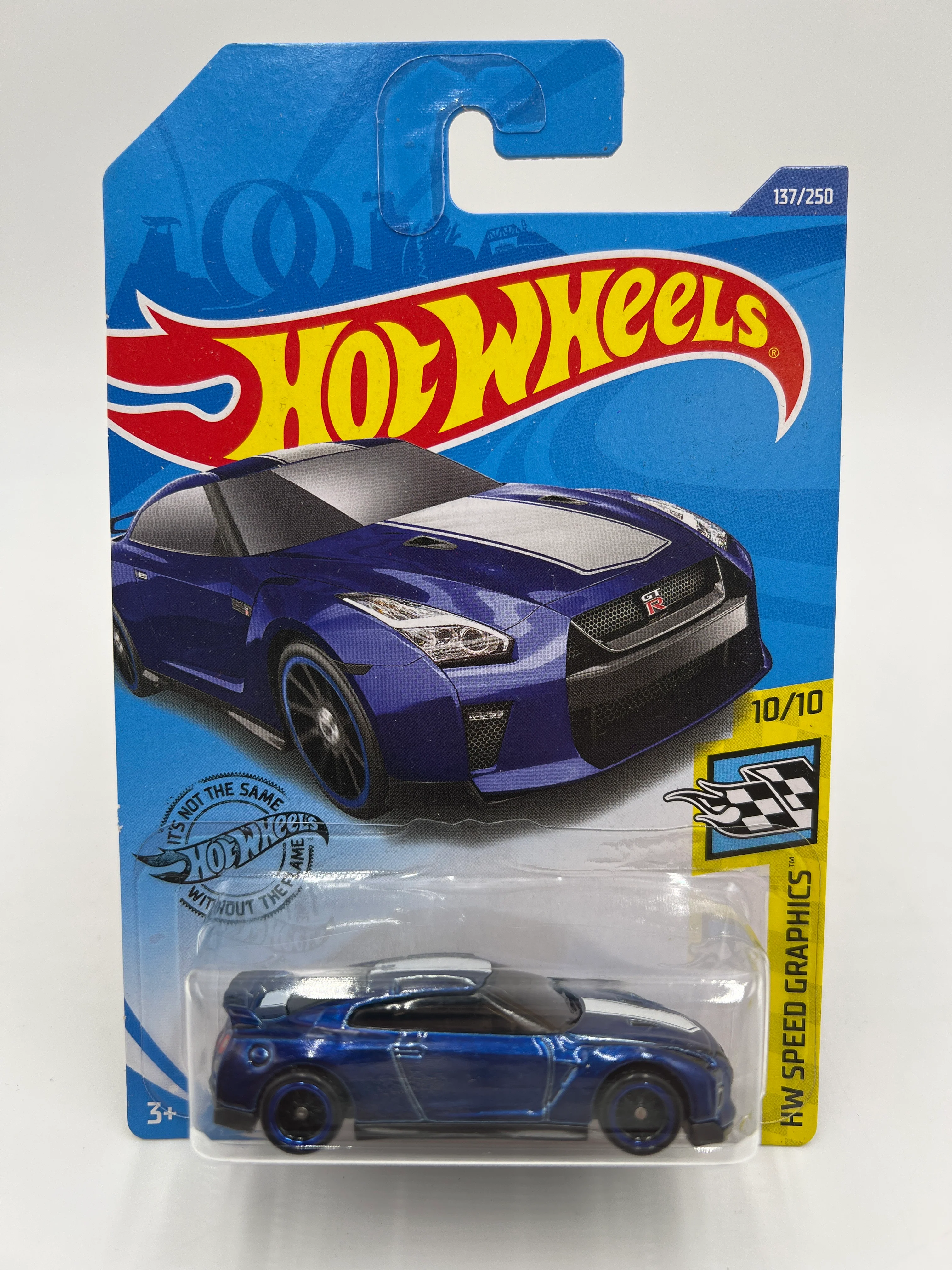 2020 Hot Wheels #137 Super Treasure Hunt 17 Nissan GT-R (R35) W/Protector - Image 2