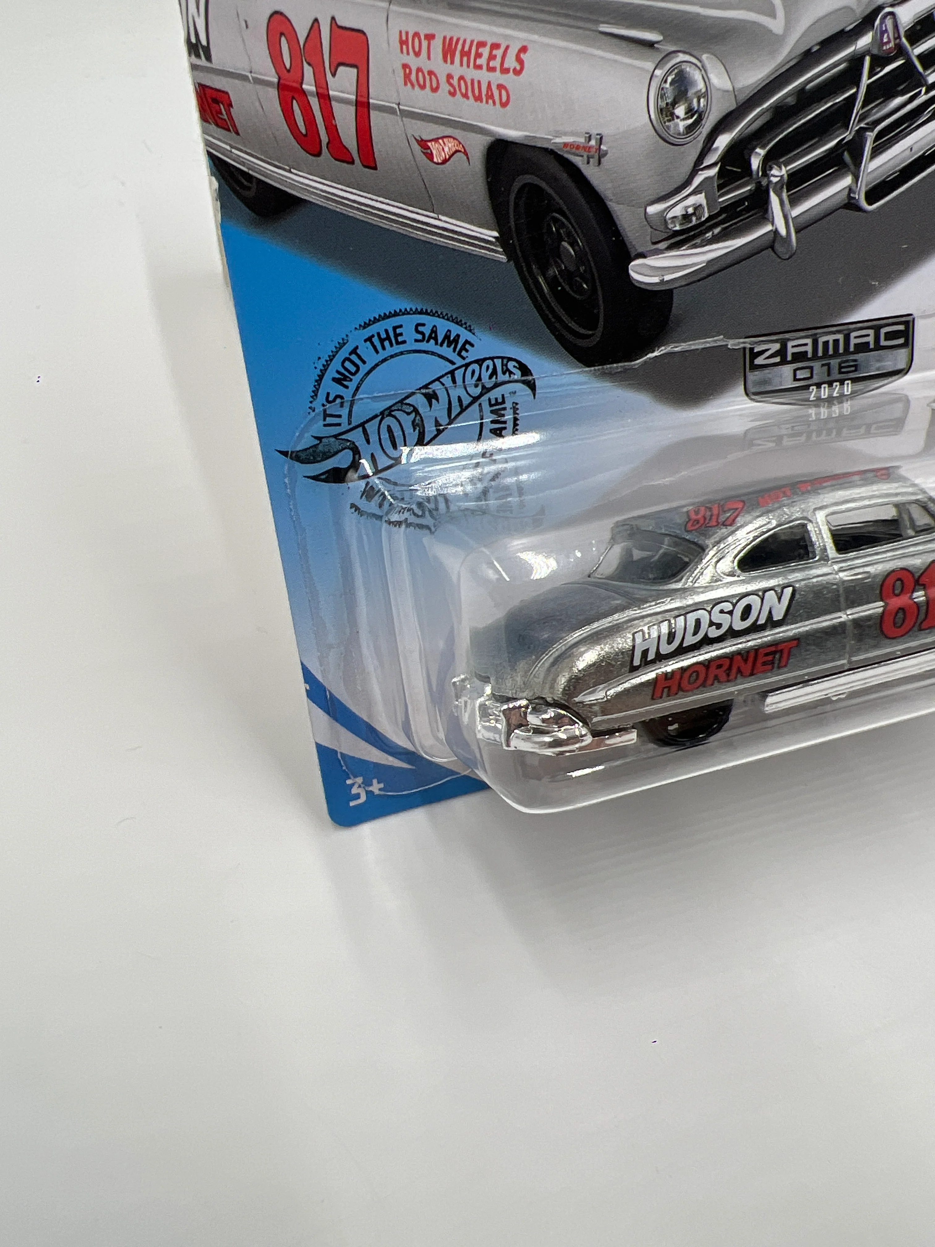 2020 Hot Wheels Walmart Exclusive Zamac 16 #140 52 Hudson Hornet 151D - Image 4