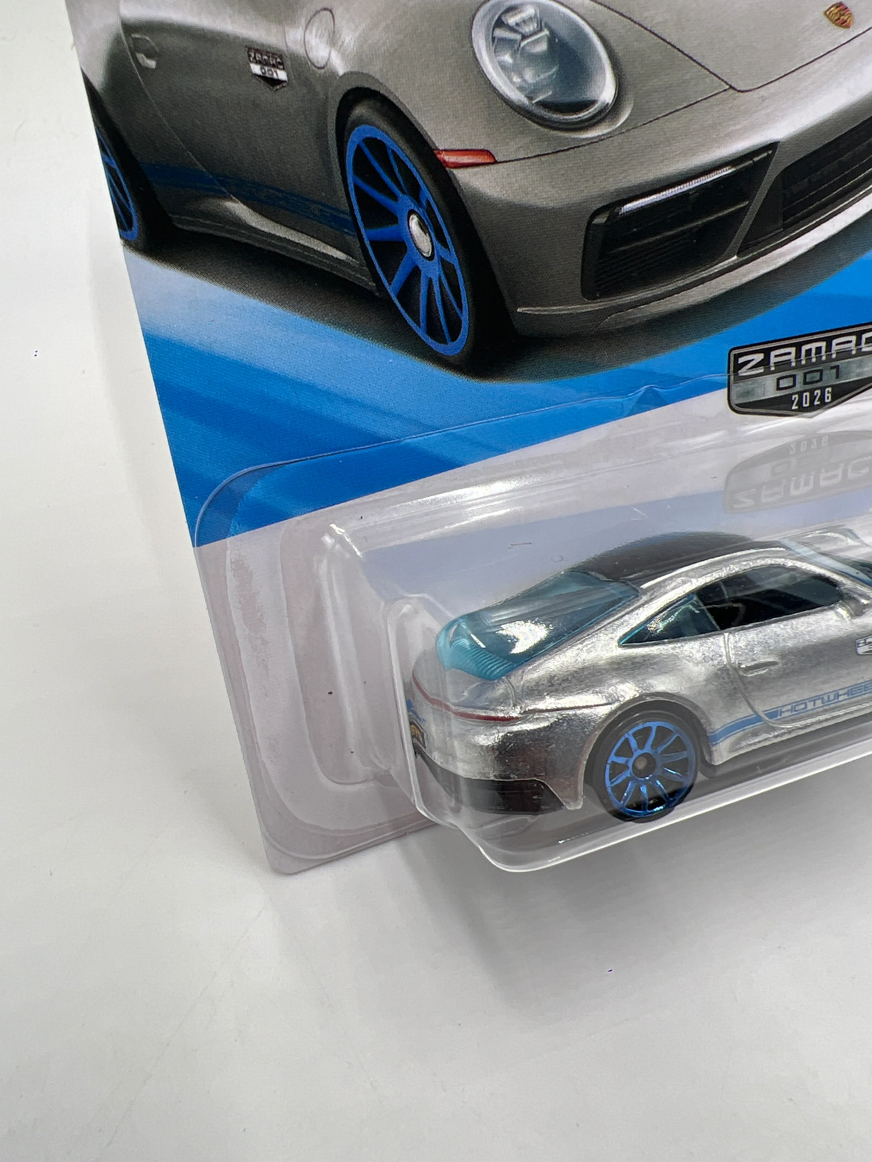 2026 Hot Wheels Walmart Exclusive Zamac 1 #15 Porsche 911 Carrera T 144E - Image 4