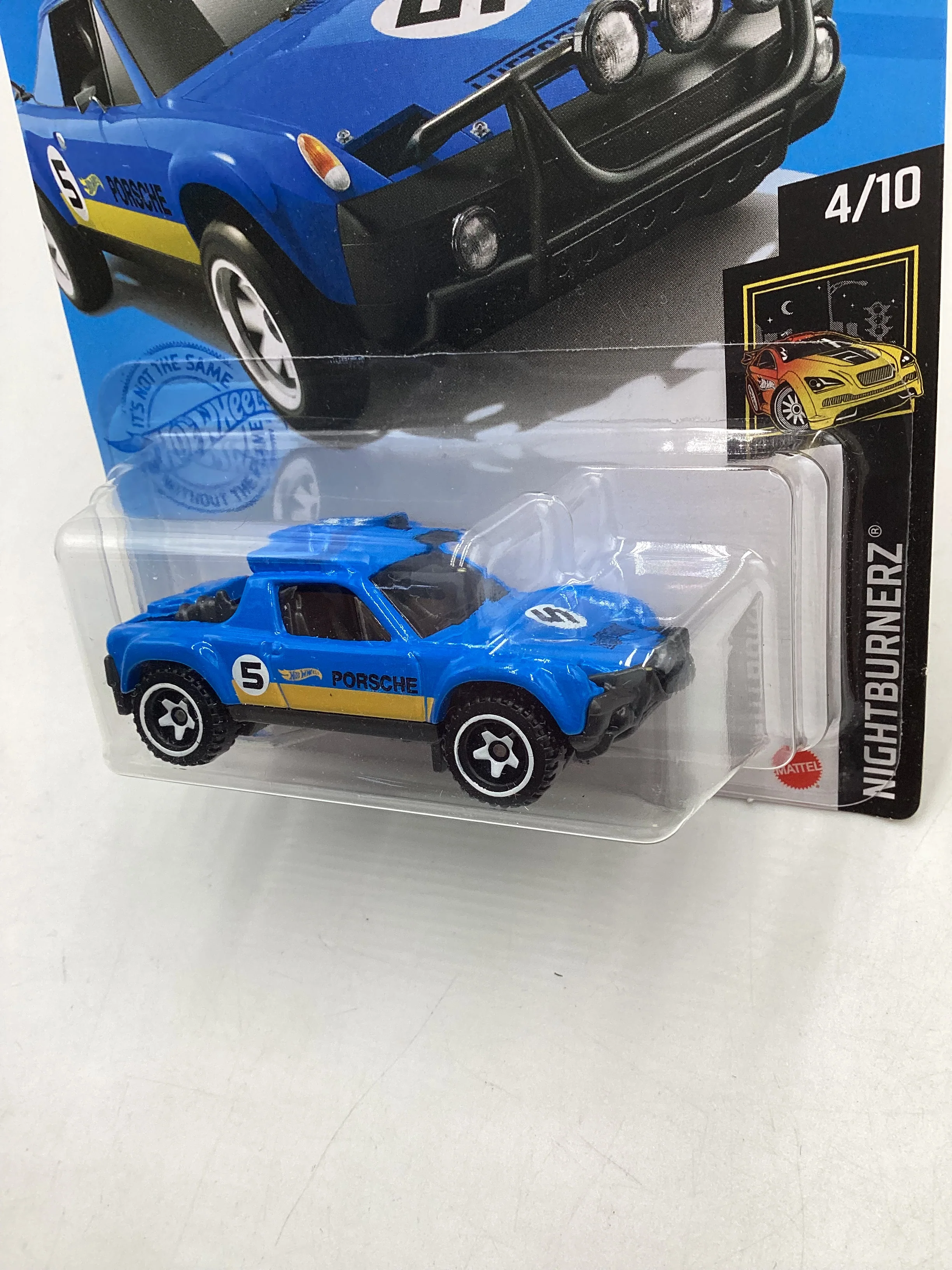 2021 Hot wheels #242 Blue Porsche 914 Safari GameStop exclusive 235B - Image 4