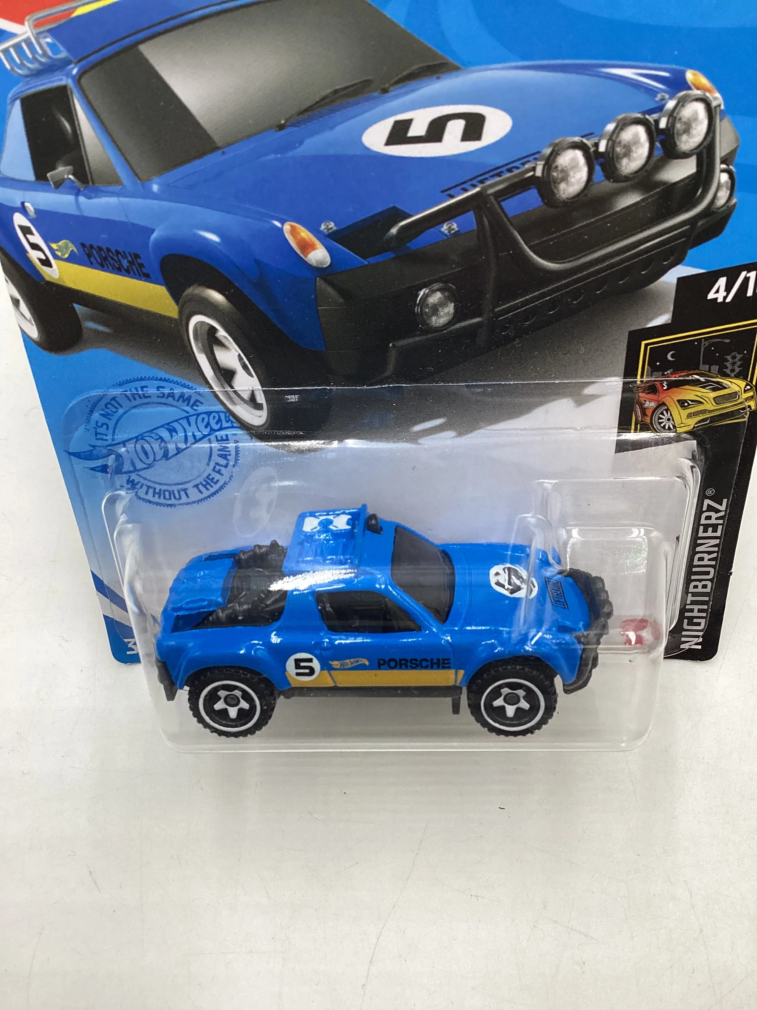 2021 Hot wheels #242 Blue Porsche 914 Safari GameStop exclusive 235B - Image 6