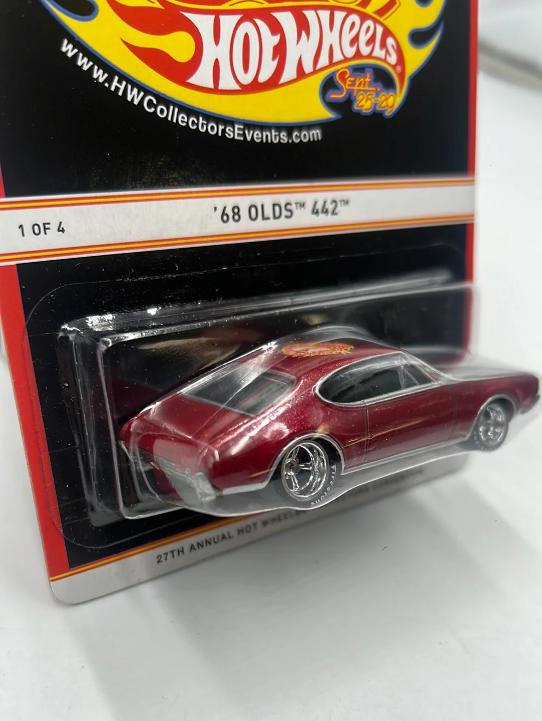 2013 Hot Wheels 27th Annual Collectors Convention ‘68 Olds 442 Low Number 189/1100 - Image 5