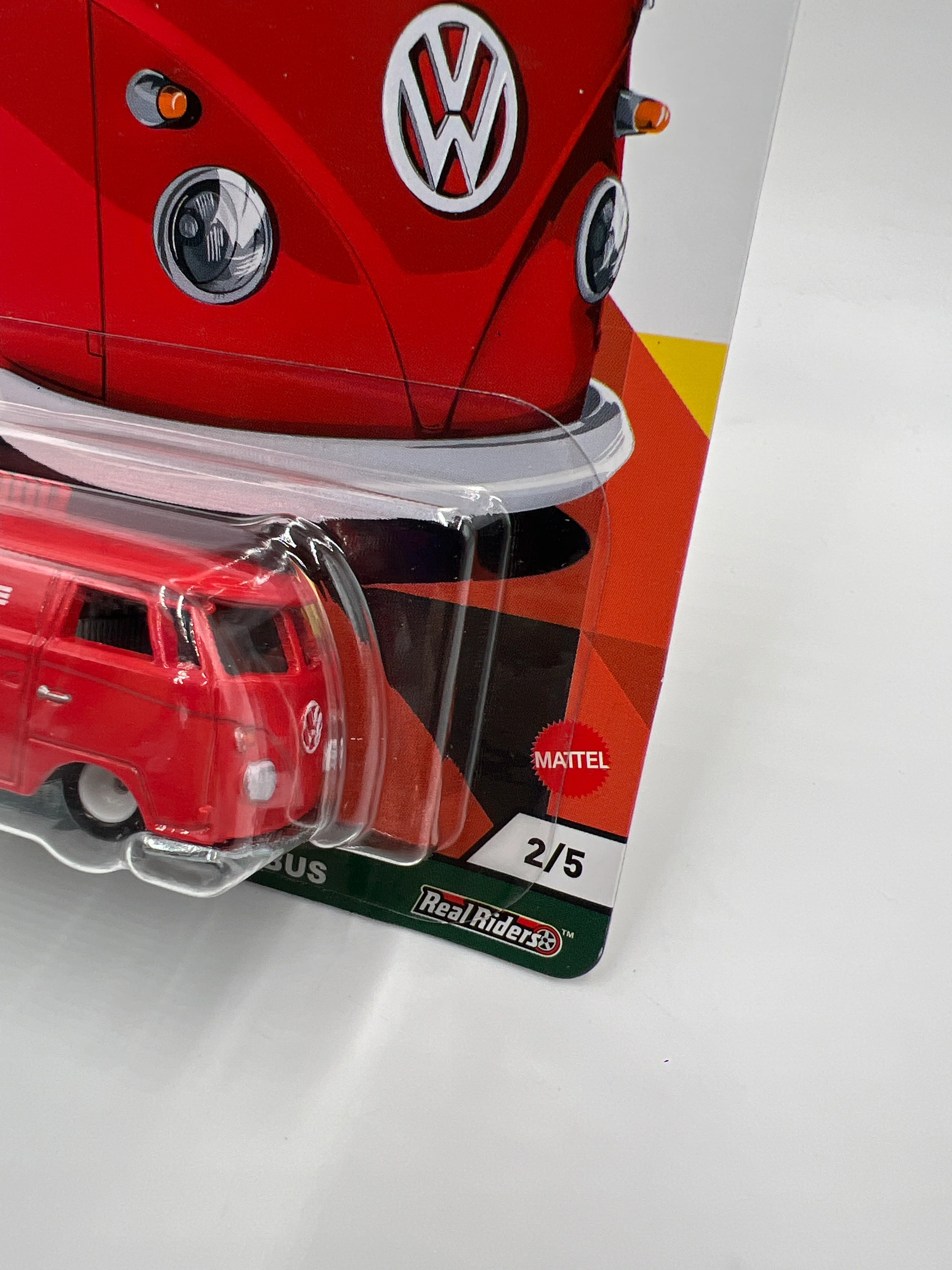 Hot Wheels Premium Deutschland Design #2 Volkswagen T1 Panel Bus Red 258A - Image 3