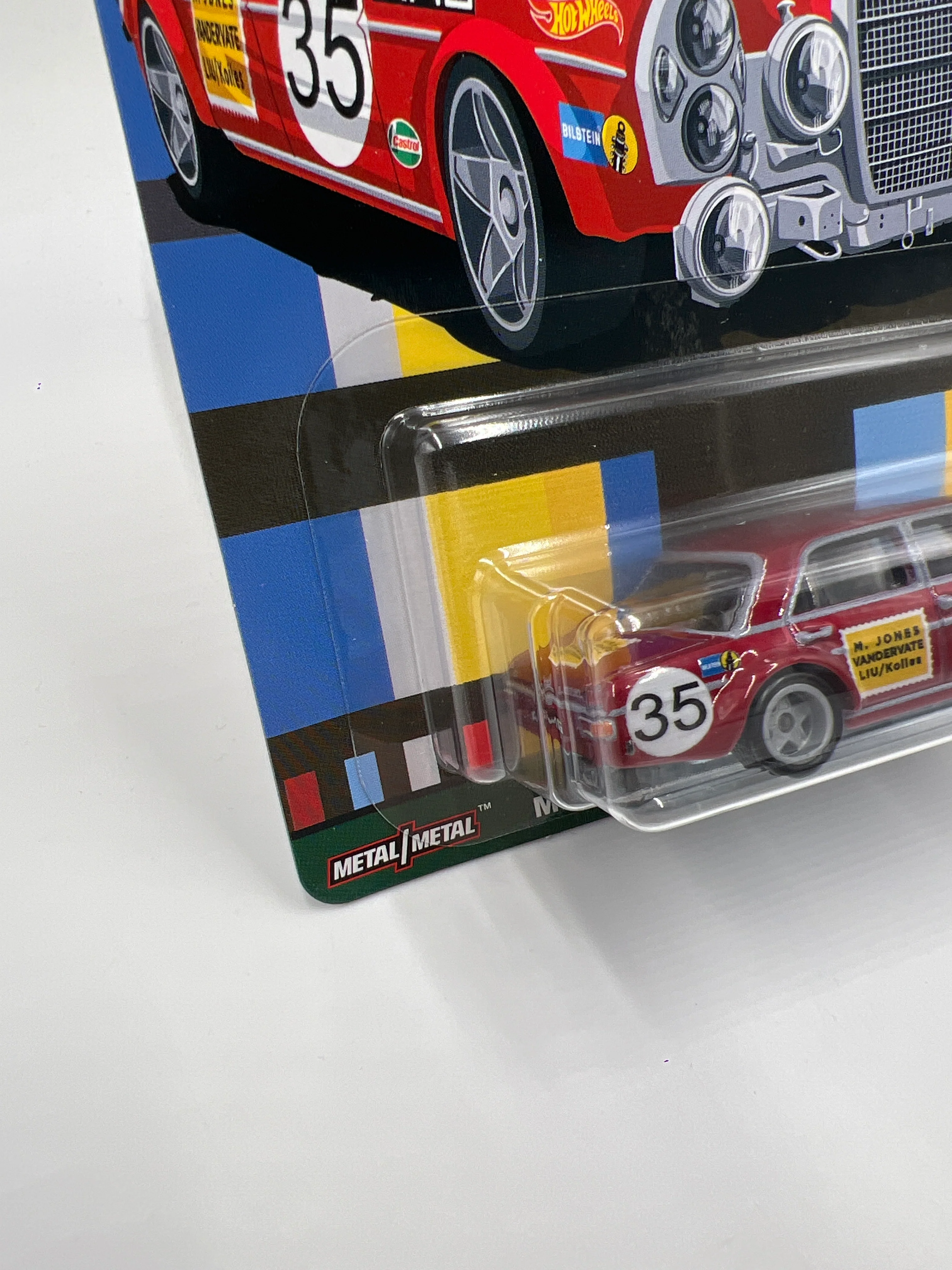 2021 Hot Wheels Car Culture Deutschland Design #4 Mercedes-Benz 300 SEL 6.8 AMG Red 257D - Image 4