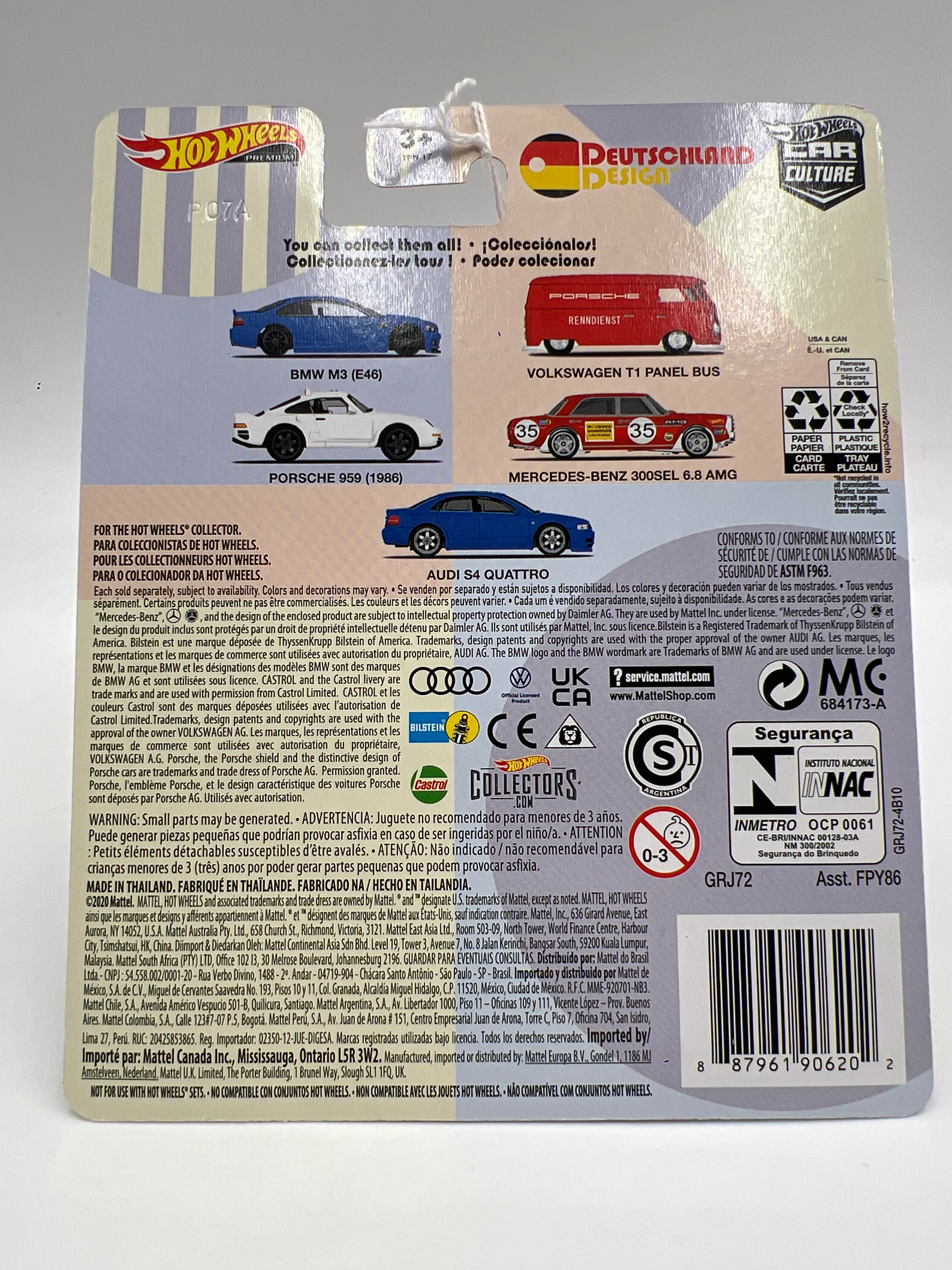 Hot Wheels Premium Deutschland Design #1 BMW M3 E46 Blue 255E - Image 6