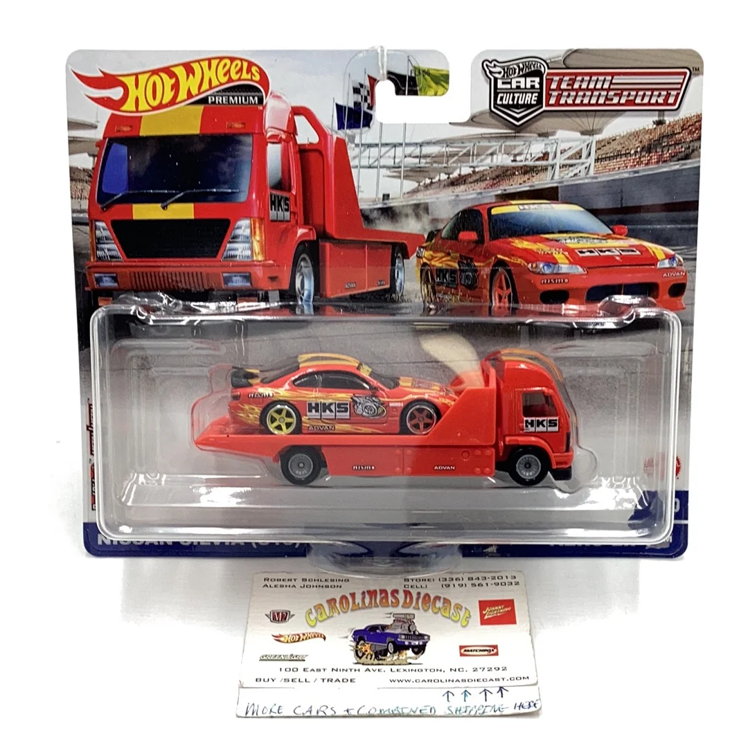 2021 HOT WHEELS CAR CULTURE TEAM TRANSPORT Nissan Silva s15 aero lift #40 280B