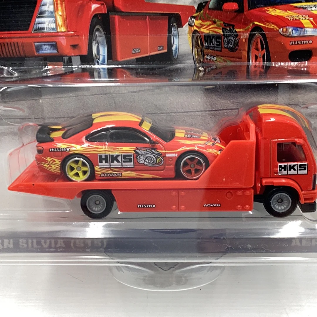 2021 HOT WHEELS CAR CULTURE TEAM TRANSPORT Nissan Silva s15 aero lift #40 280B - Image 2