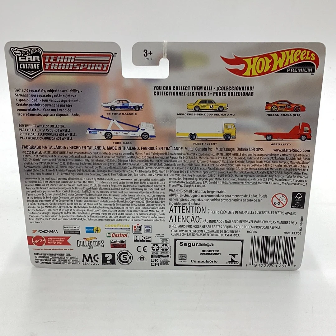 2021 HOT WHEELS CAR CULTURE TEAM TRANSPORT Nissan Silva s15 aero lift #40 280B - Image 6