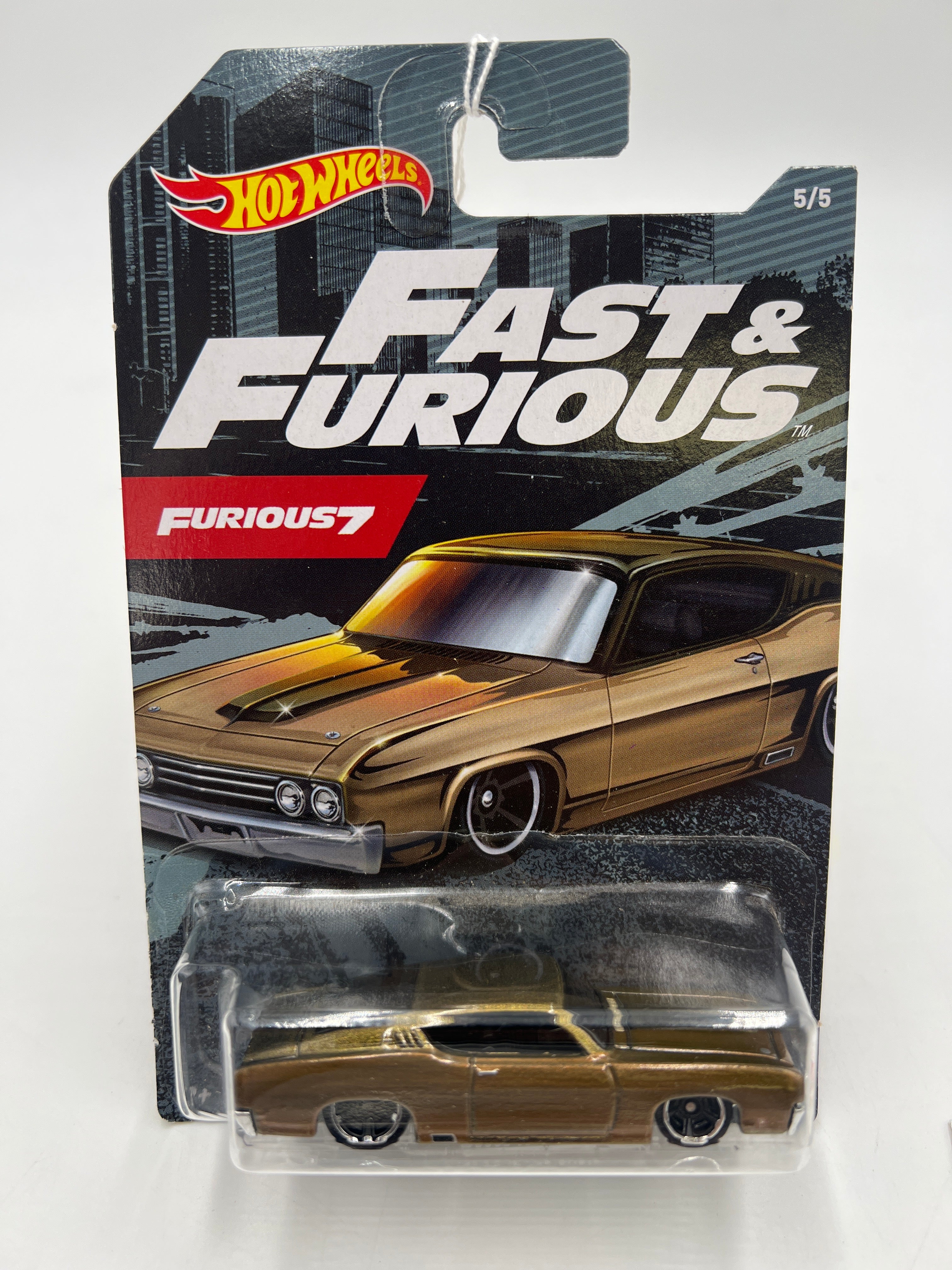 2020 Hot Wheels Fast and Furious 7 #5 69 Ford Torino Talladega 72H - Image 2