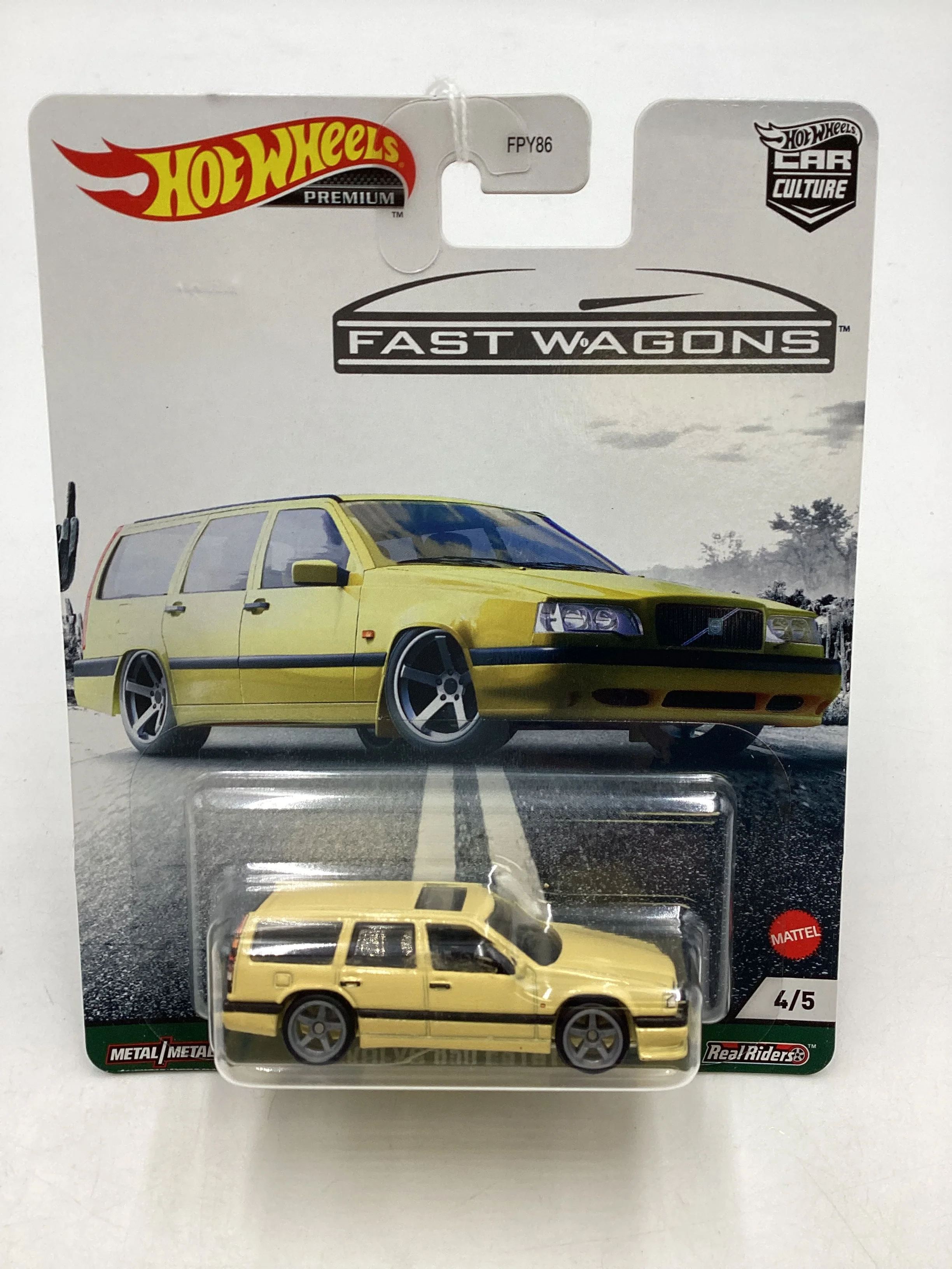 2021 Hot wheels Fast wagons 4/5 Volvo 850 Estate 244B - Image 2