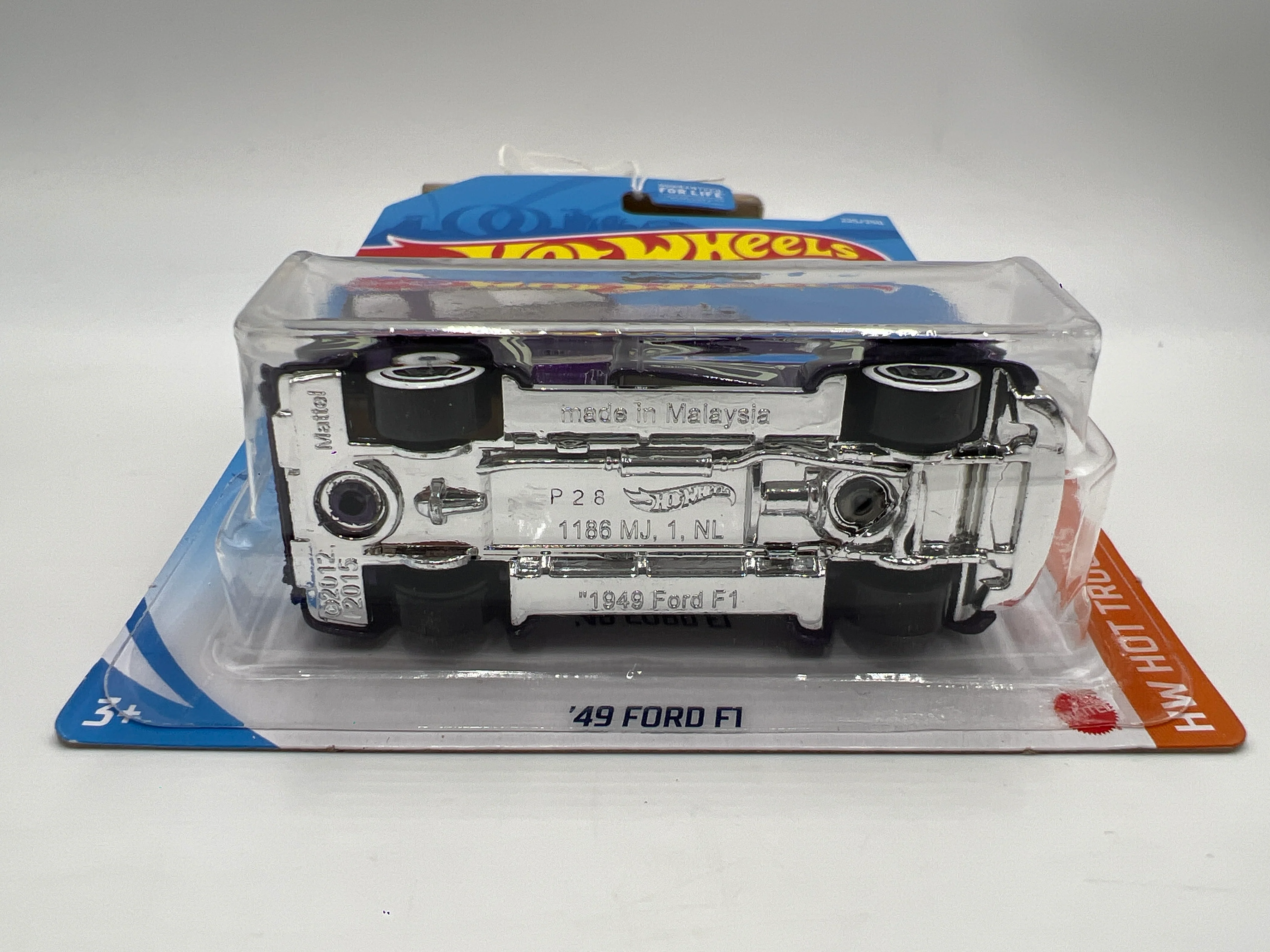 2021 Hot Wheels Hot Trucks #225 49 Ford F1 Purple 31C - Image 6