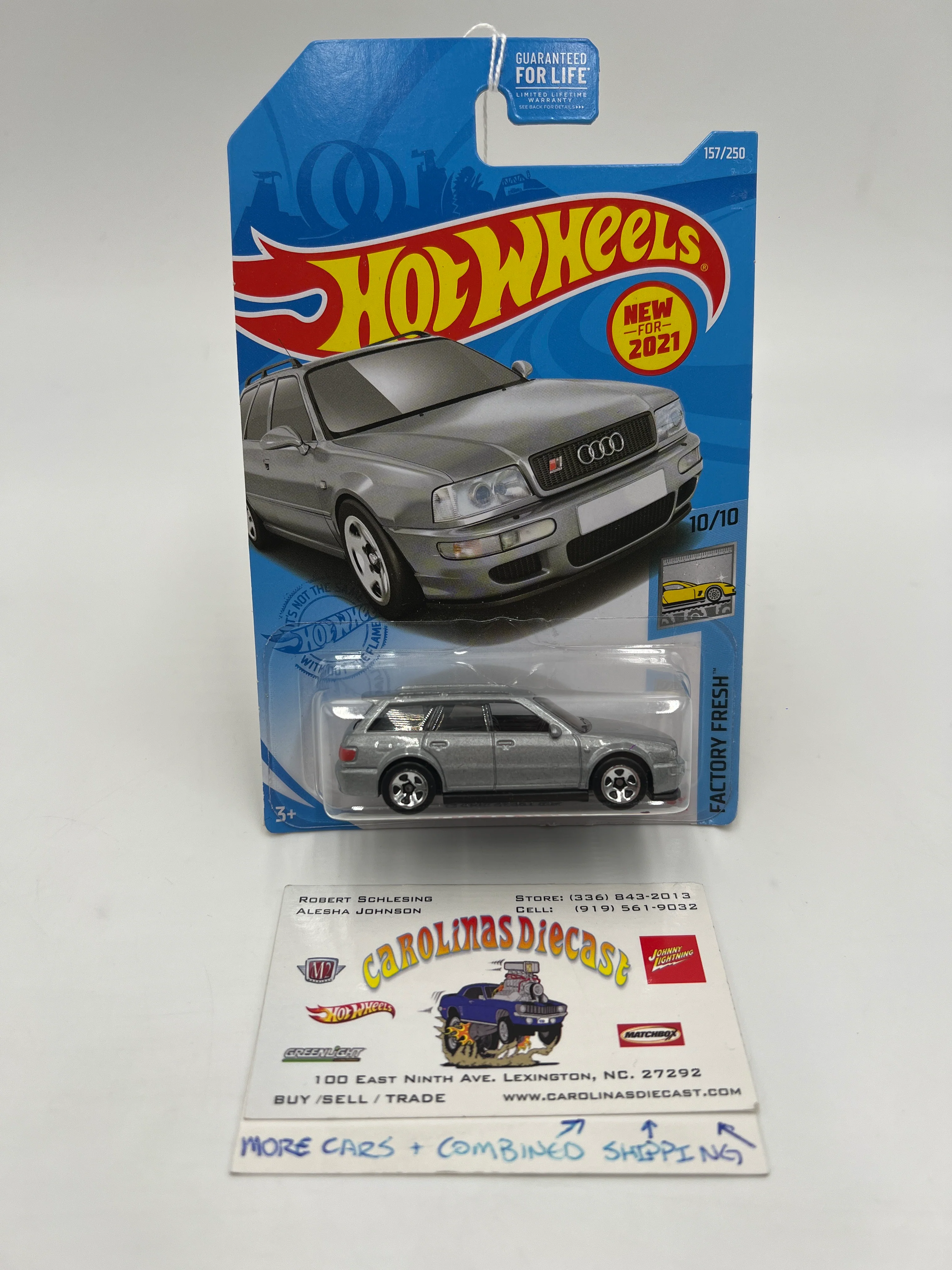 2021 Hot Wheels Factory Fresh #157 94 Audi Avant RS2 Silver 103A
