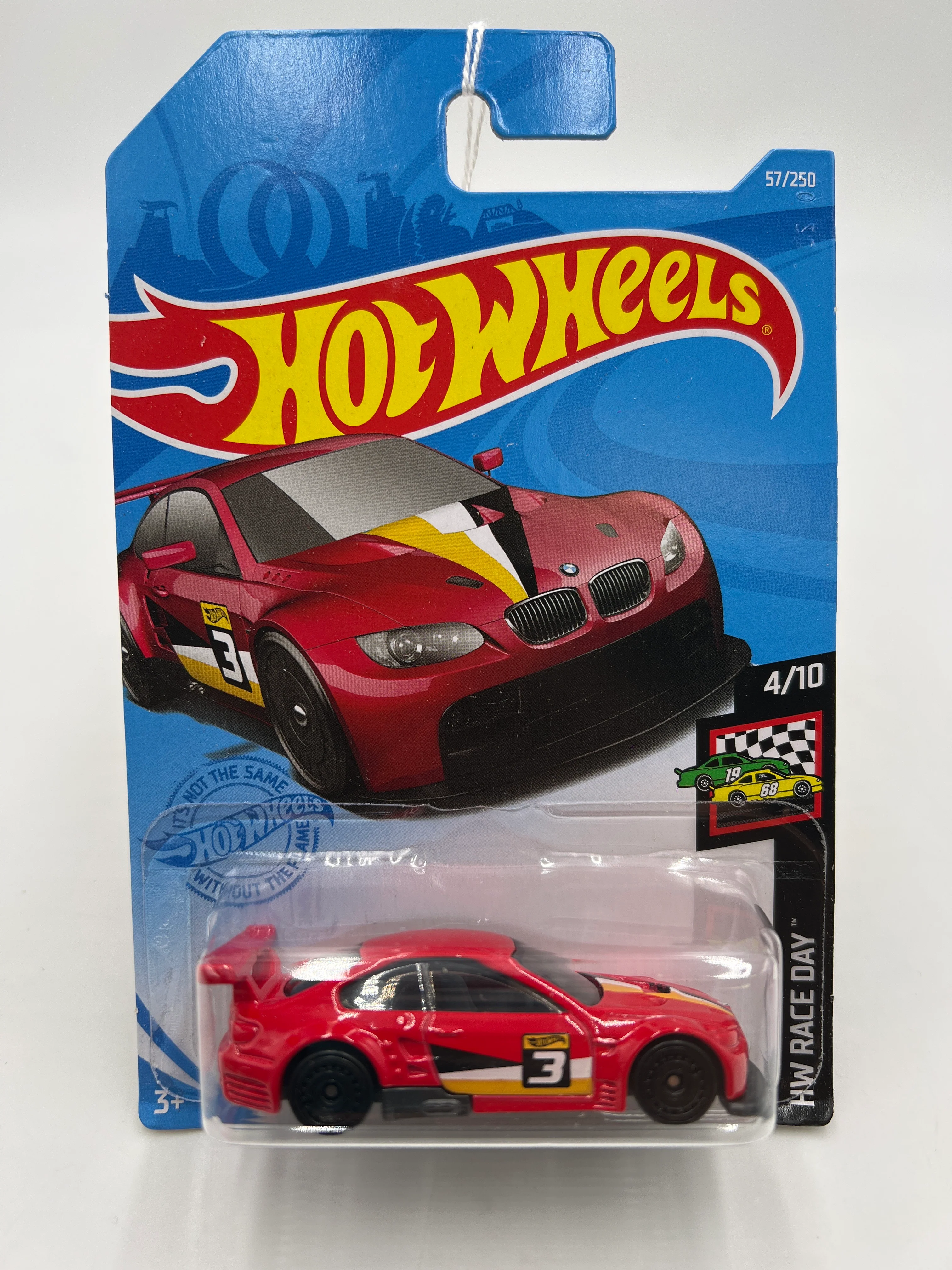 2021 Hot Wheels HW Race Day #57 BMW M3 GT2 Red 109i - Image 2