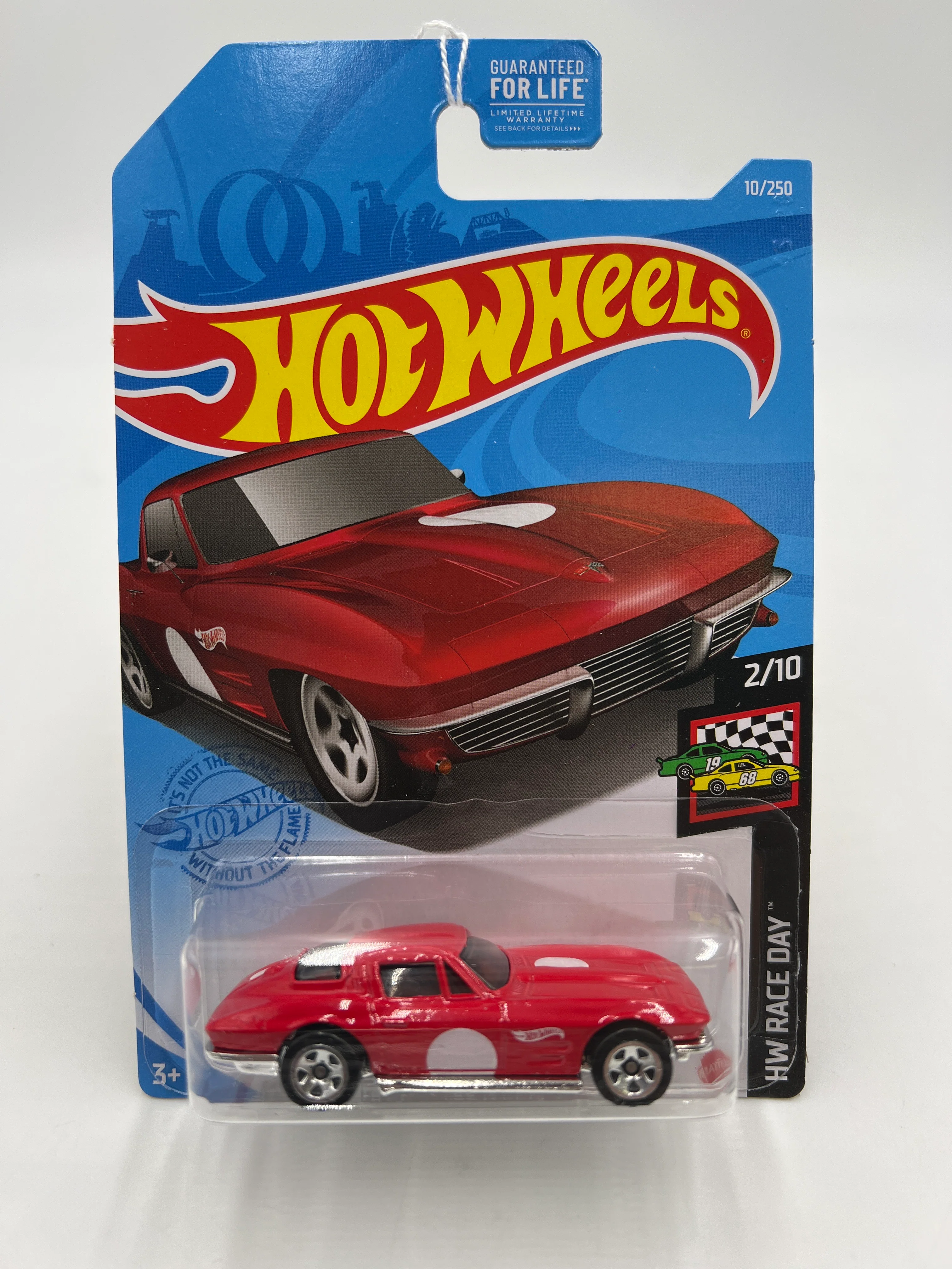 2021 Hot Wheels HW Race Day #10 64 Corvette Sting Ray Red 12E - Image 2