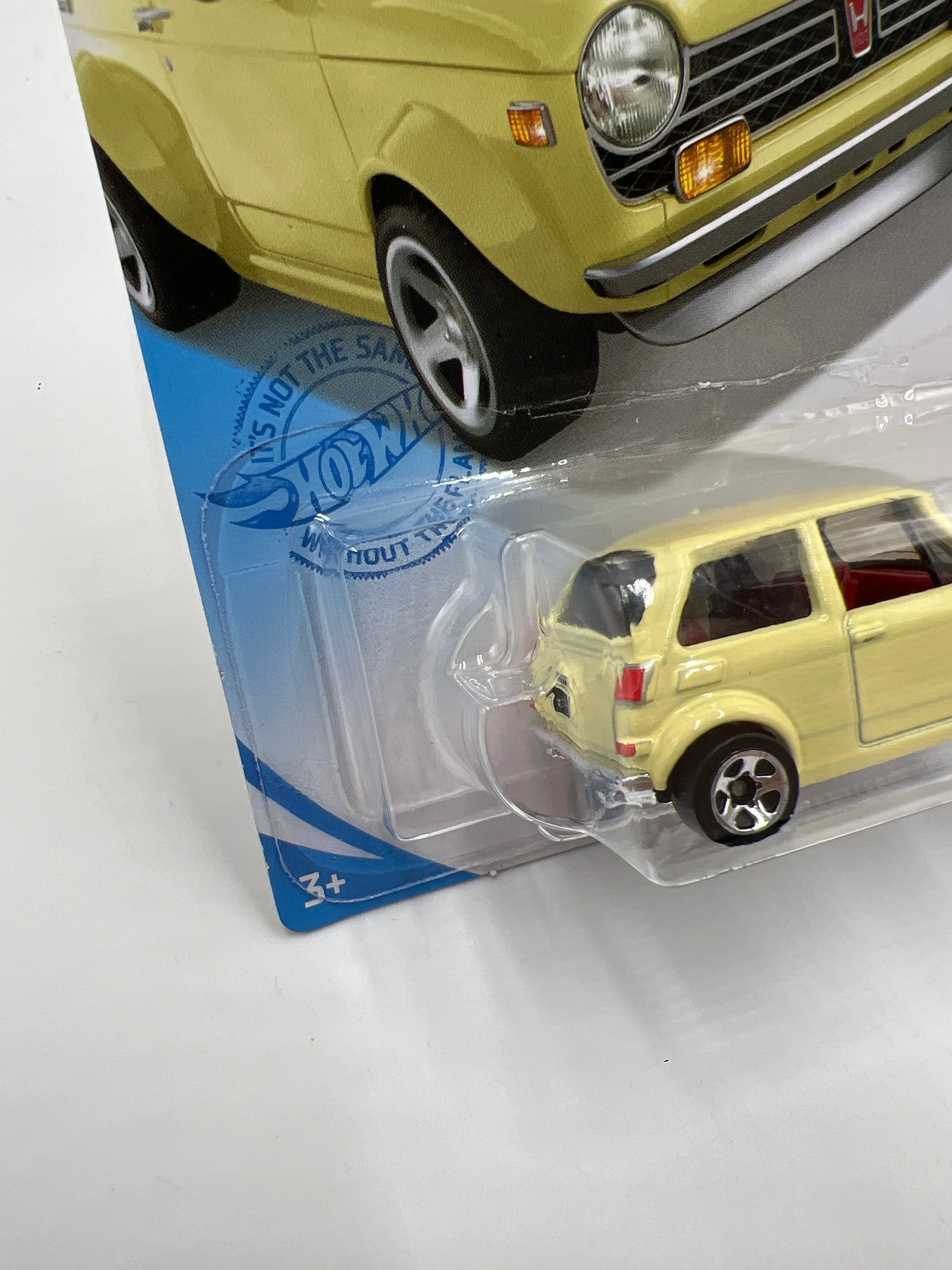 2021 Hot Wheels J-Imports #187 Custom 70 Honda N600 Yellow 75C - Image 5