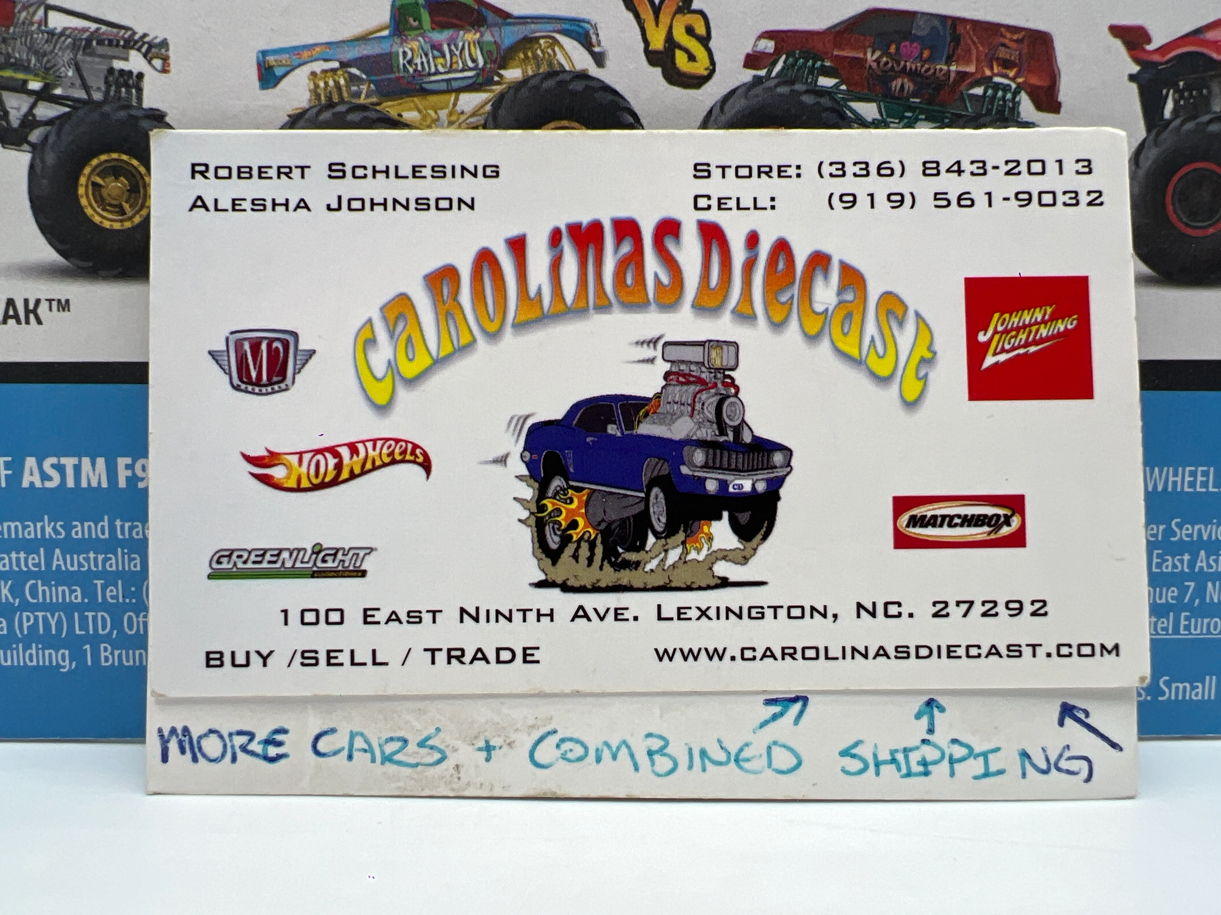 2021 Hot Wheels Monster Trucks Demolition Doubles Bigfoot Vs Snake Bite Cracked Blister - Image 9