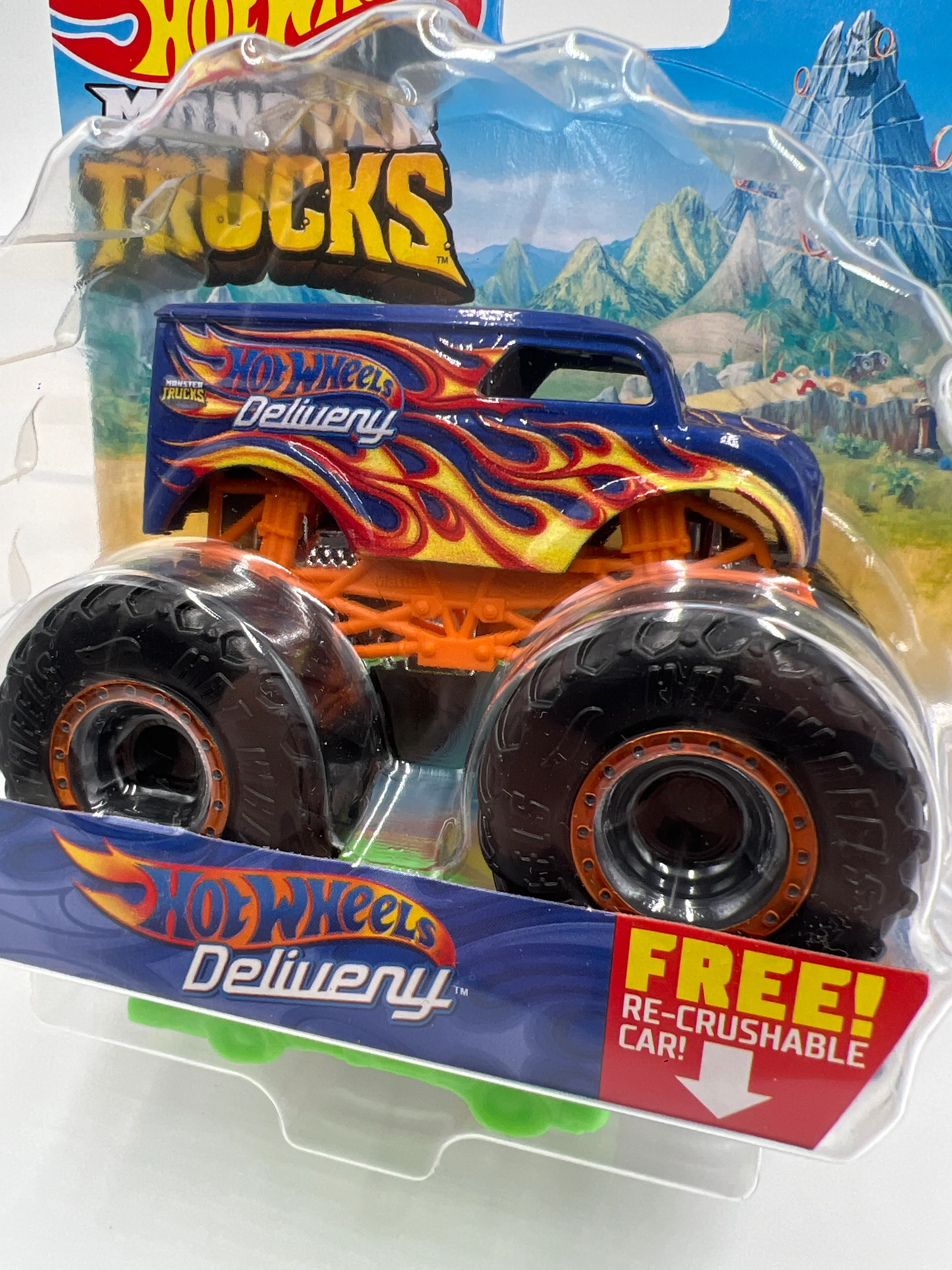 Hot Wheels Monster Trucks HW Flames #9 Hot Wheels Delivery 129H - Image 2