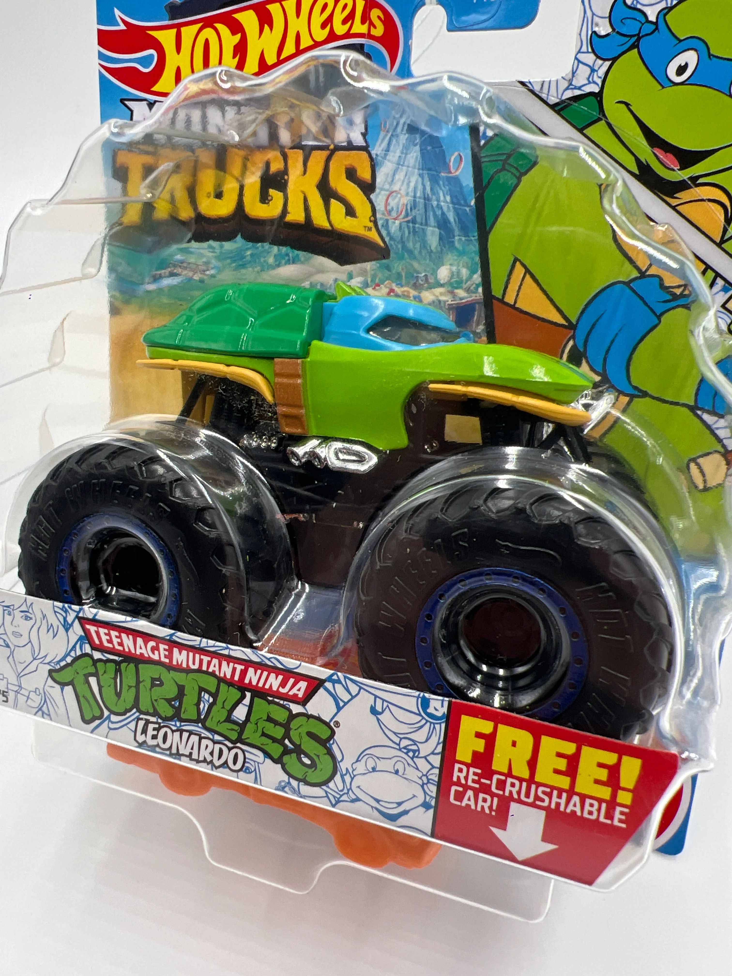 Hot Wheels Monster Trucks Teenage Mutant Ninja Turtles #32 Leonardo 124C - Image 2