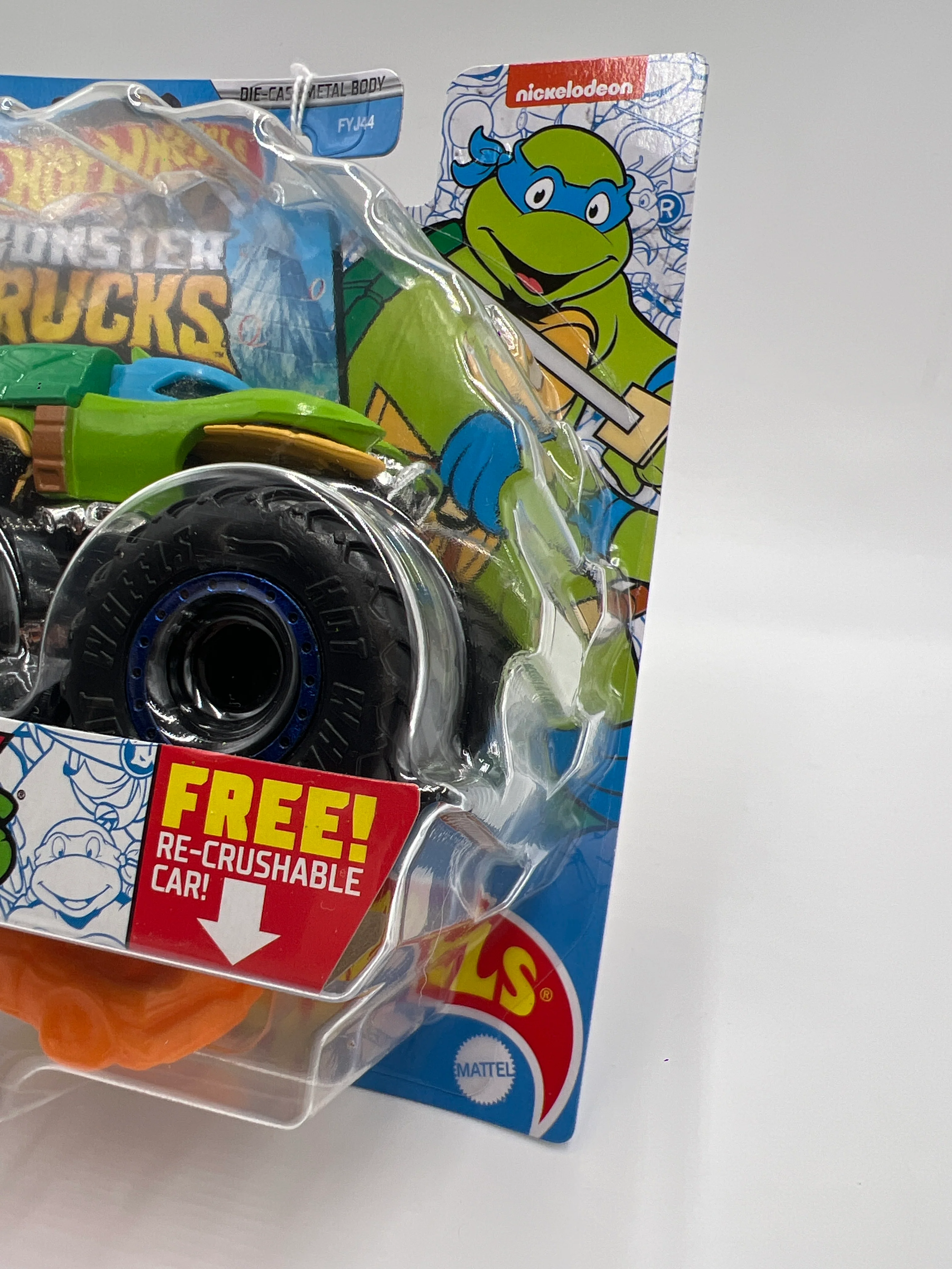 Hot Wheels Monster Trucks Teenage Mutant Ninja Turtles #32 Leonardo 124C - Image 3