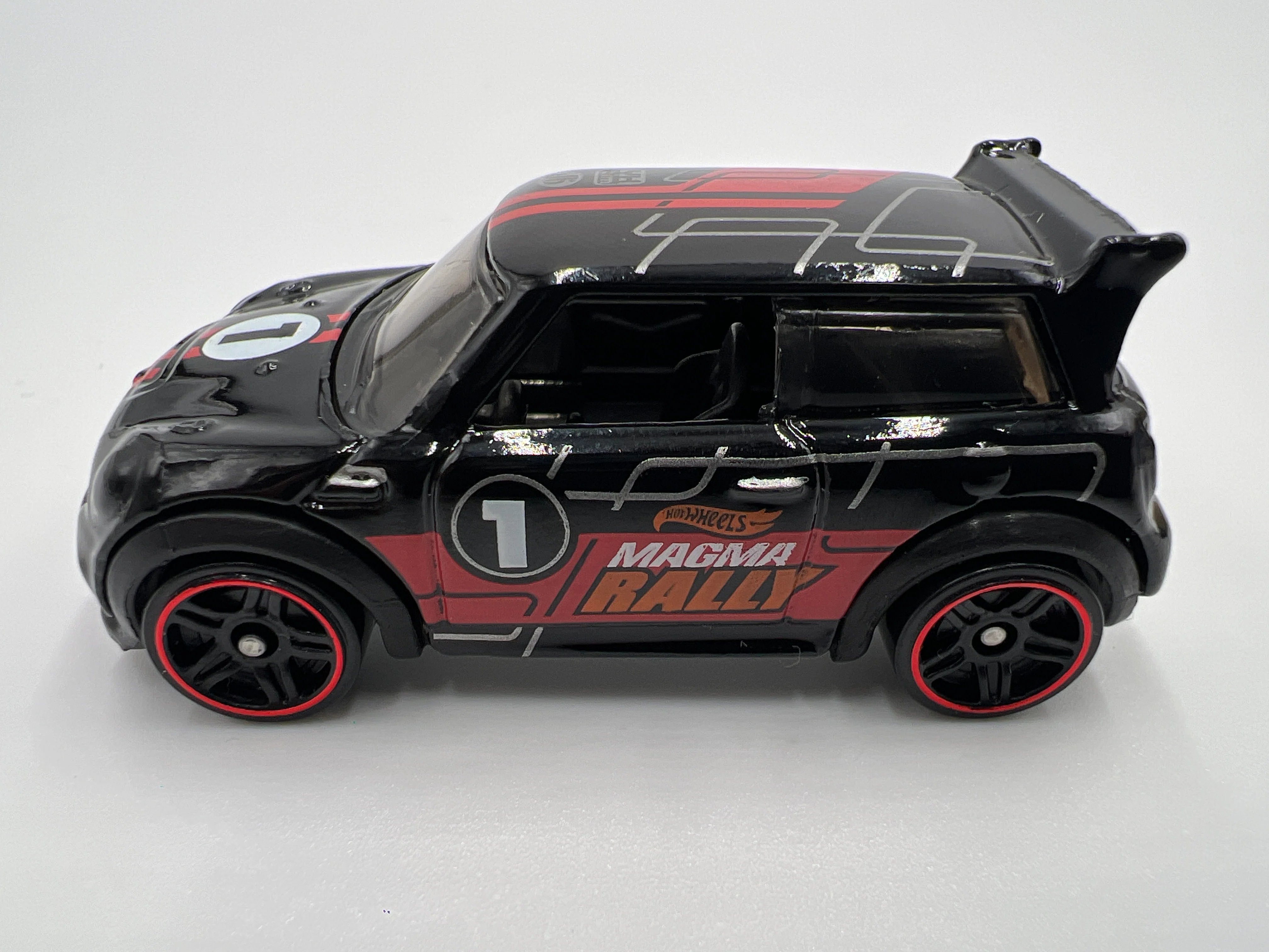 2021 Hot Wheels Mystery Models Series 1 #1 Chase Mini Cooper S Challenge Black - Image 5