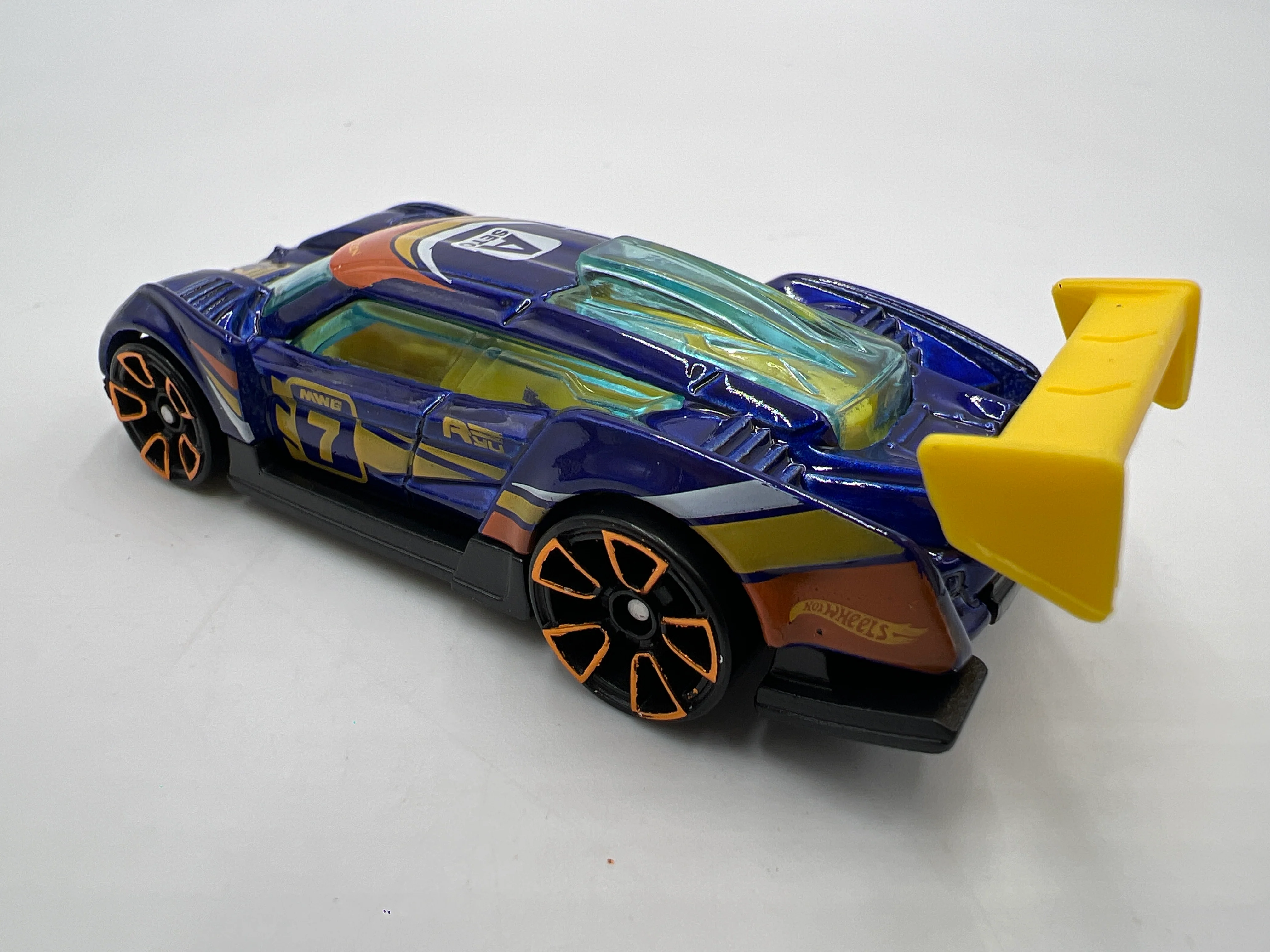 2021 Hot Wheels Mystery Models Series 2 #7 Super Blitzen Blue - Image 3