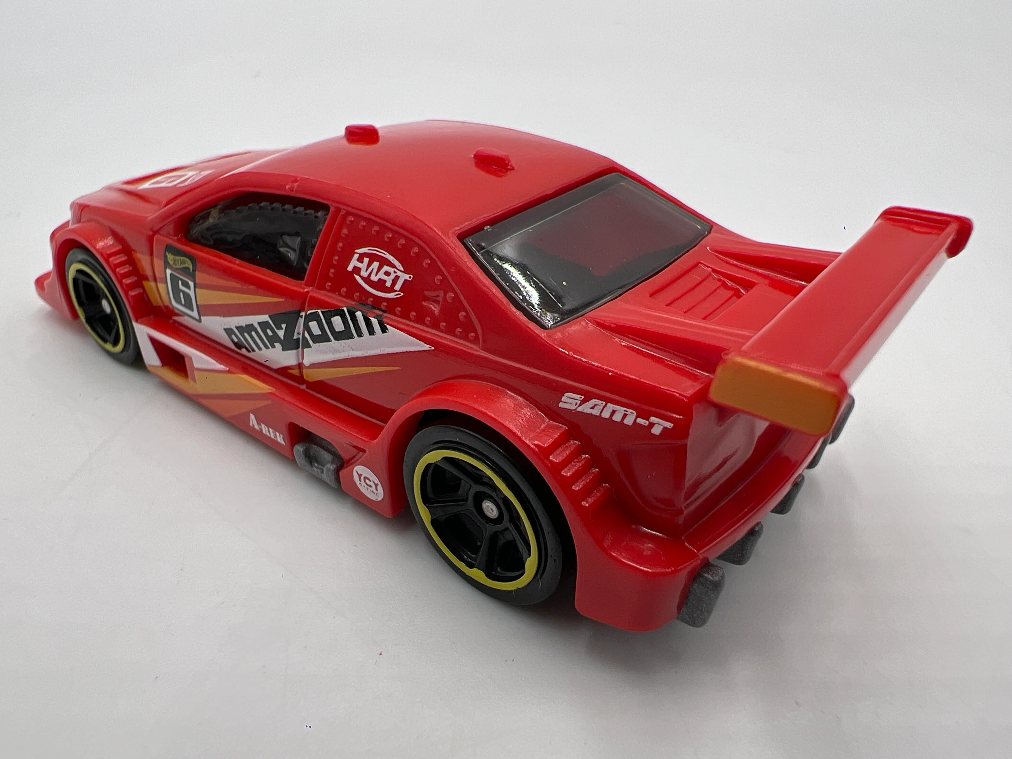 2021 Hot Wheels Mystery Models Series 2 #6 Amazoom Red - Image 3