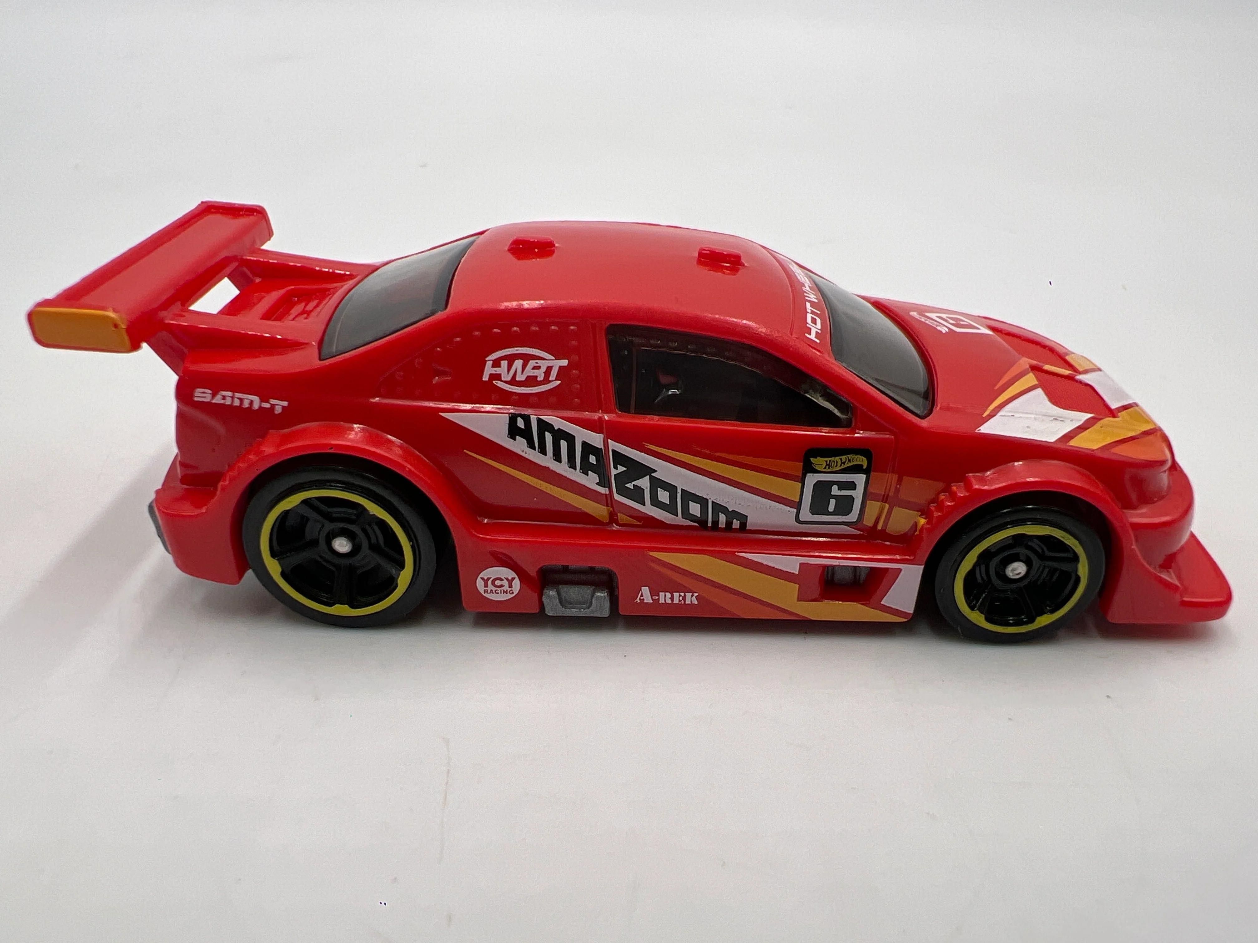2021 Hot Wheels Mystery Models Series 2 #6 Amazoom Red - Image 4