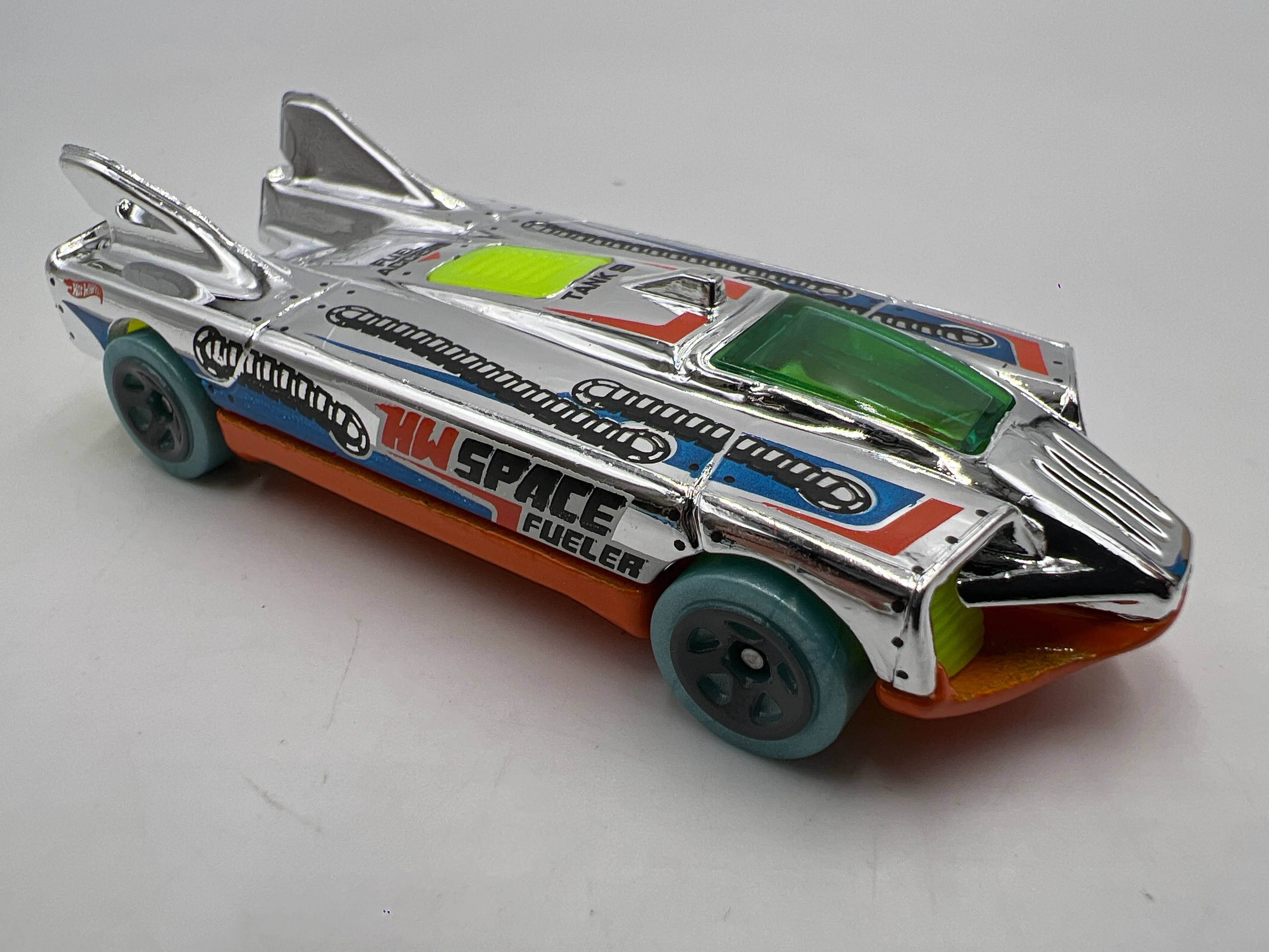 2021 Hot Wheels Mystery Models Series 3 #9 Speed Slayer Chrome - Image 2