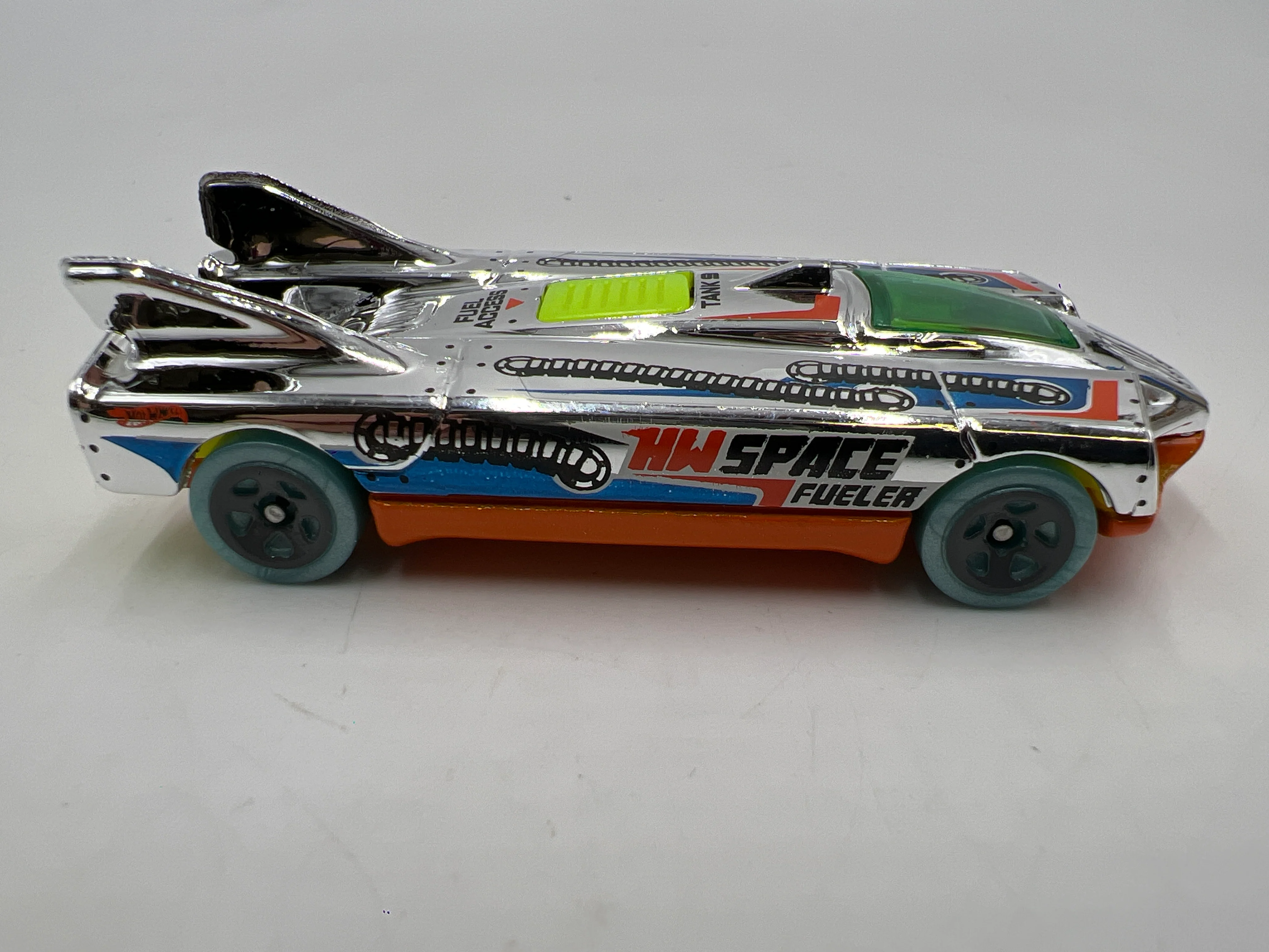 2021 Hot Wheels Mystery Models Series 3 #9 Speed Slayer Chrome - Image 4