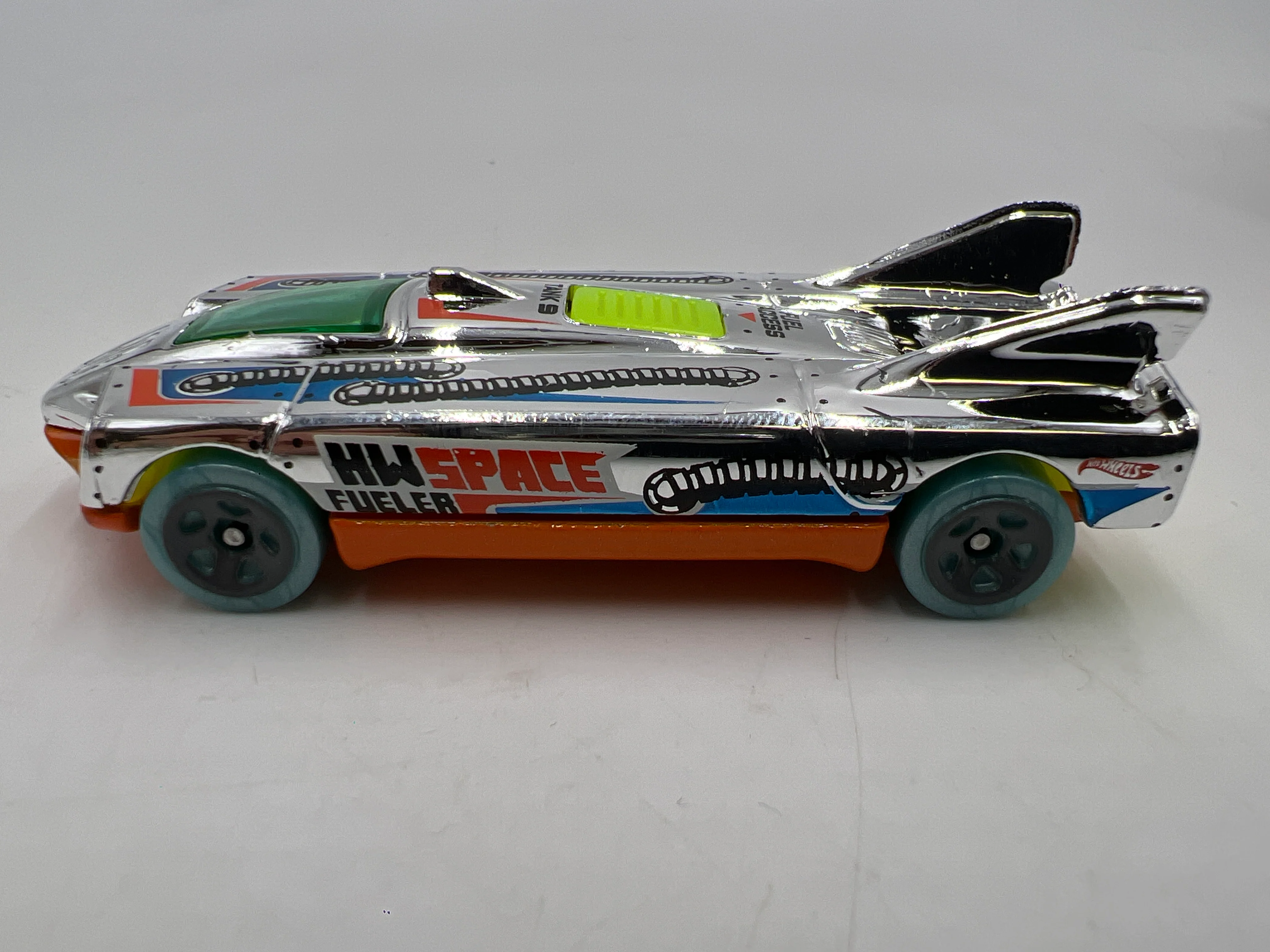 2021 Hot Wheels Mystery Models Series 3 #9 Speed Slayer Chrome - Image 5