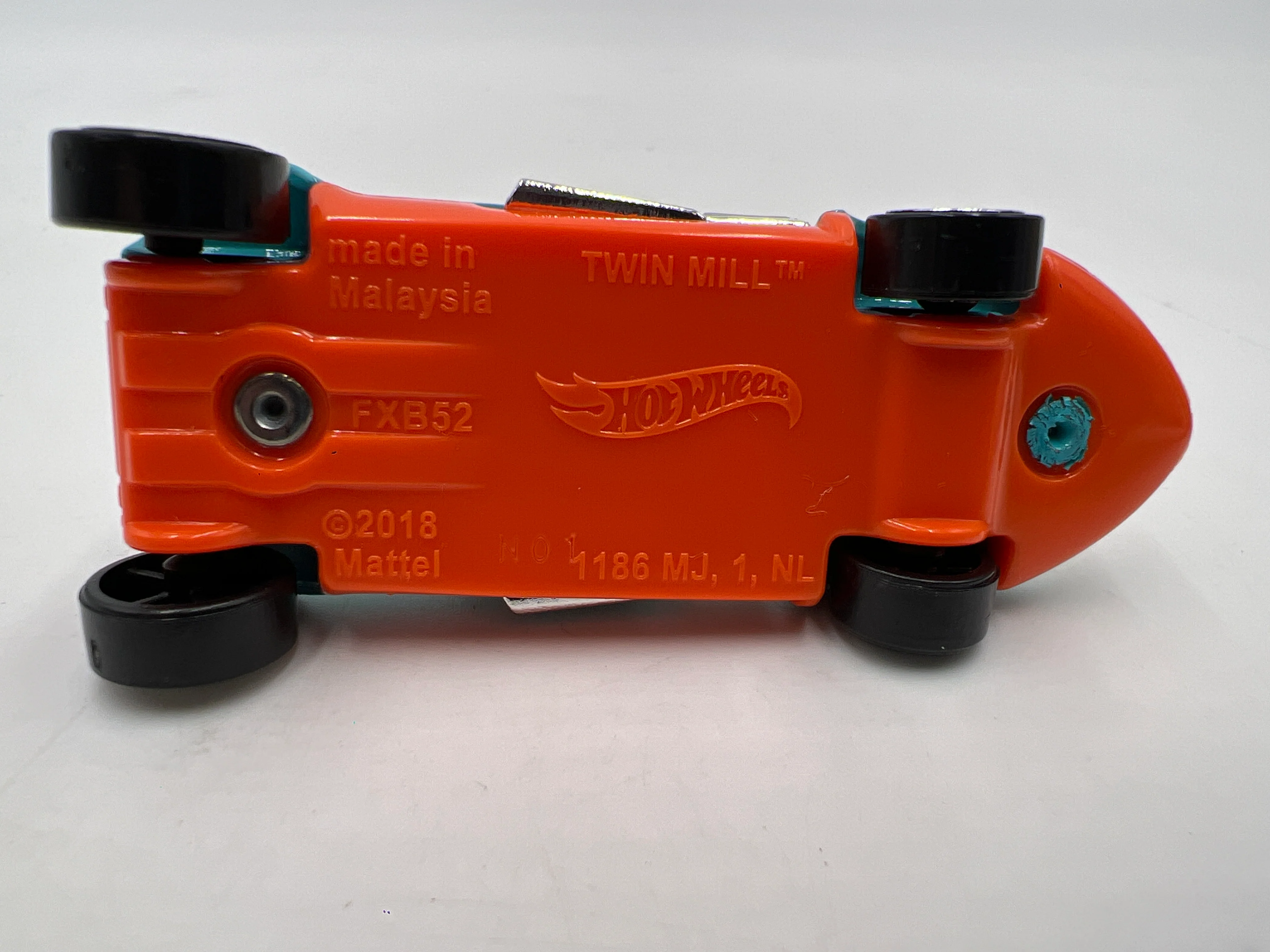 2020 Hot Wheels Mystery Models Series 2 #5 Twin Mill Light Blue - Image 6
