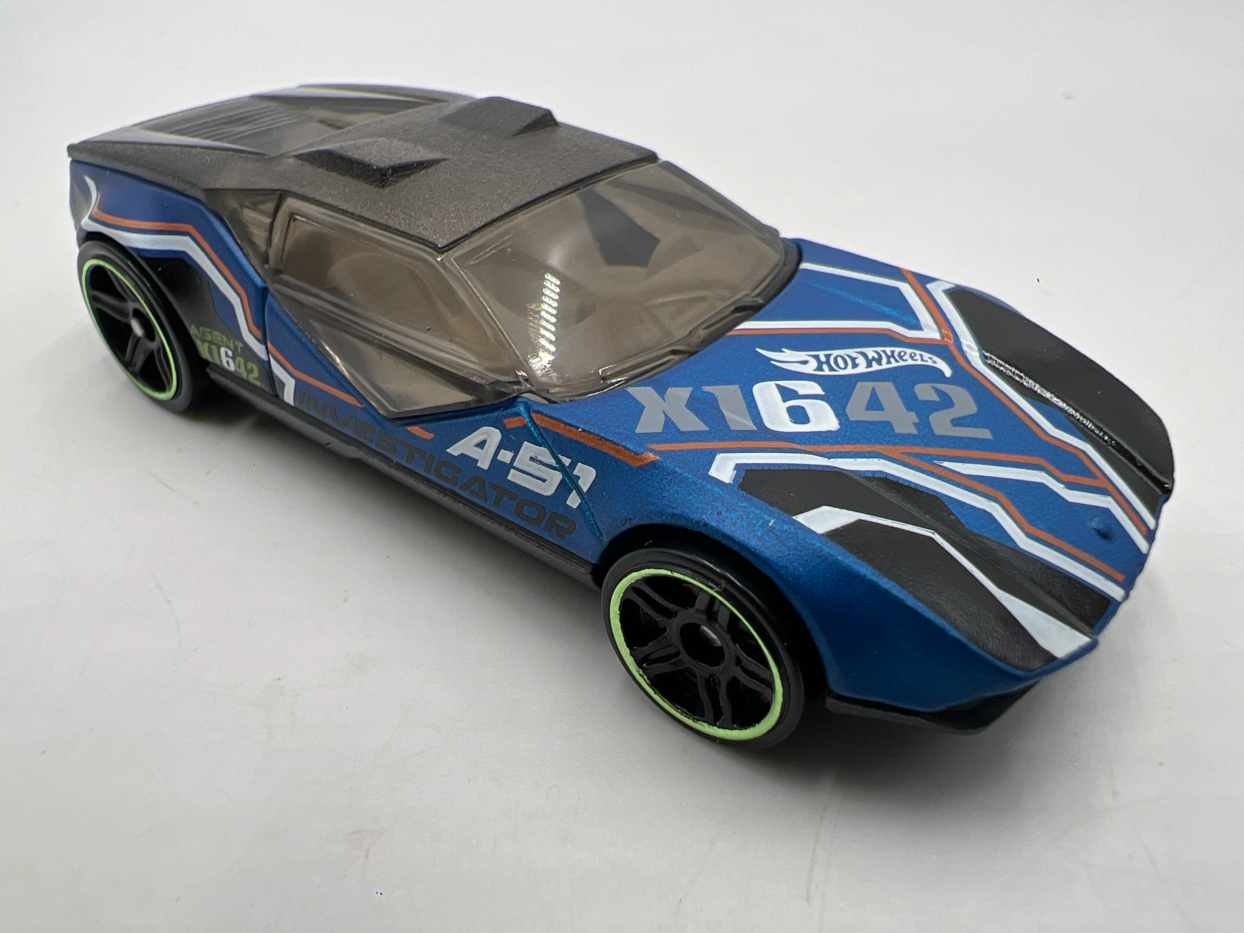 2021 Hot Wheels Mystery Models Series 3 #6 La Fasta Blue - Image 2