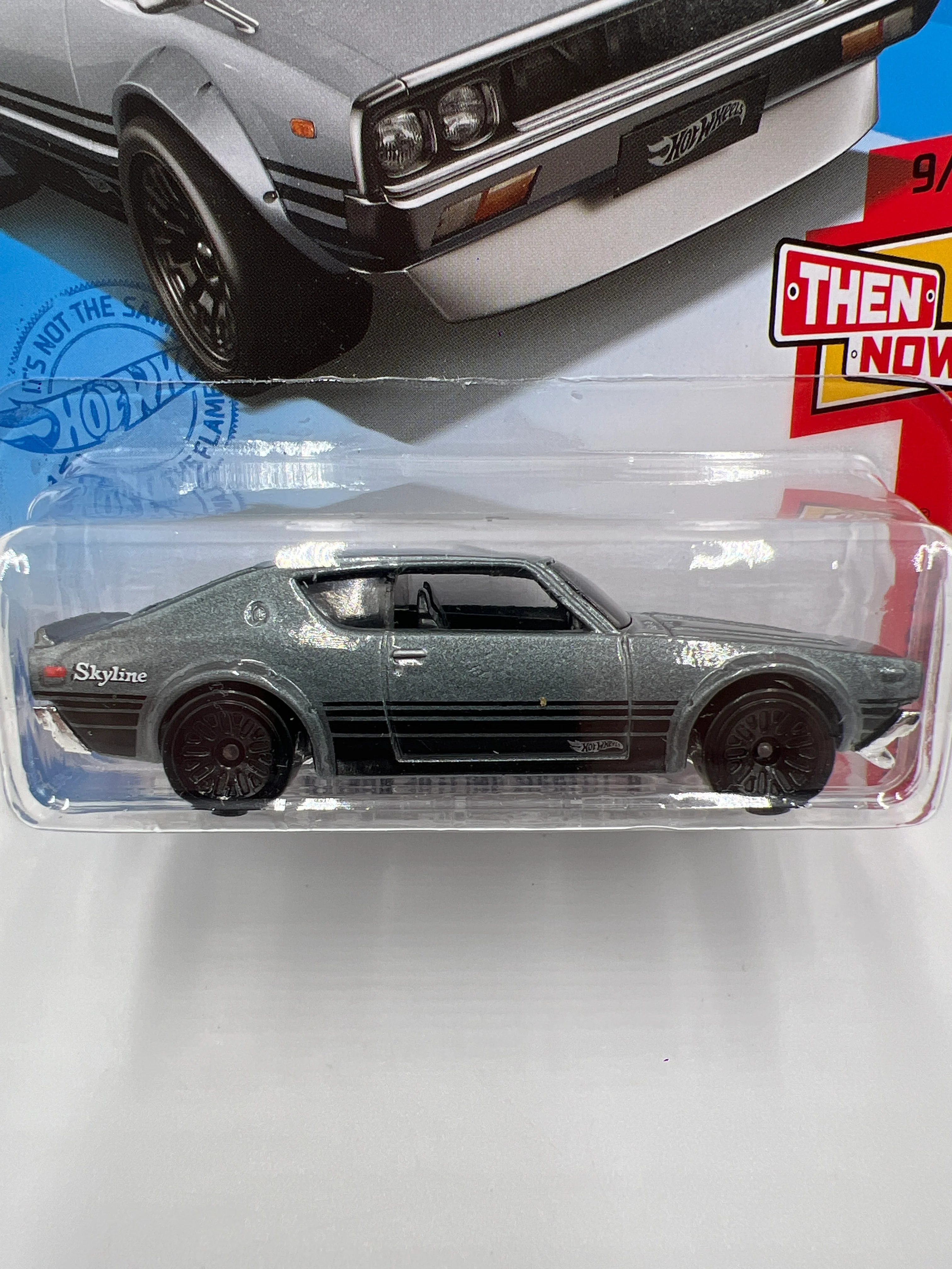 2021 Hot Wheels Then And Now #180 Nissan Skyline 2000 GT-R Gray 82D - Image 2