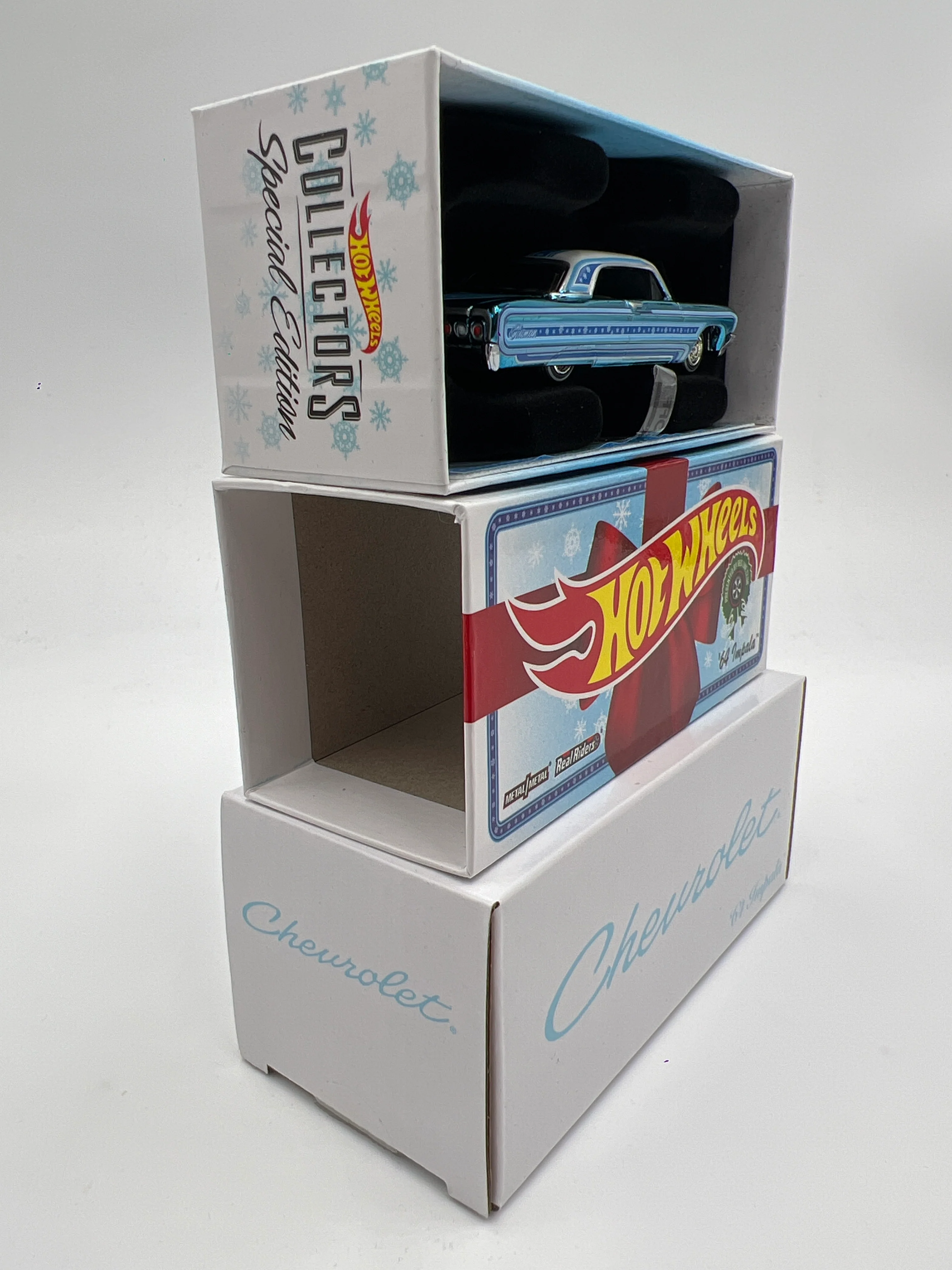 Hot Wheels RLC Collectors Special Edition Lowrider 64 Impala Snowman Blue #6622/30000 - Image 6