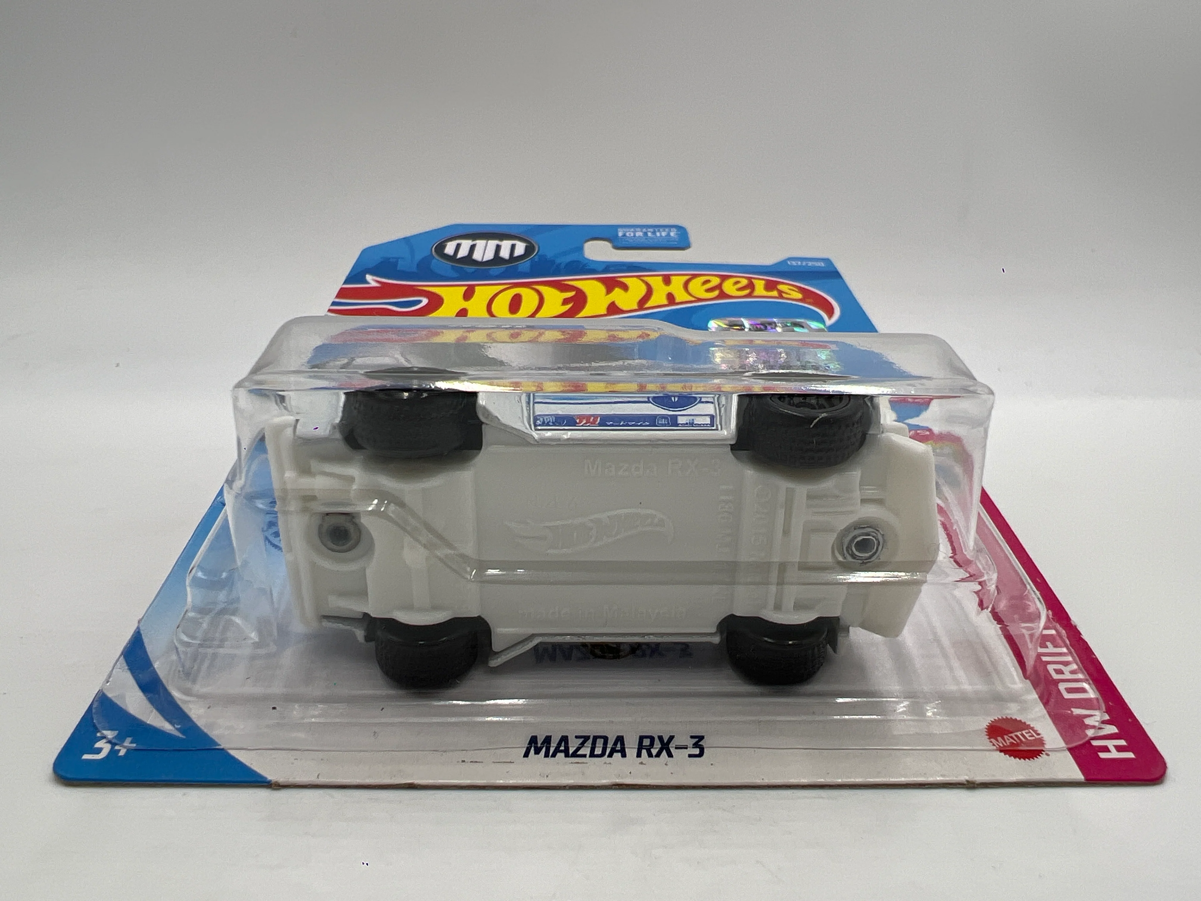 2021 Hot Wheels Factory Sealed Super Treasure Hunt #137 Mazda RX-3 White W/Protector - Image 5