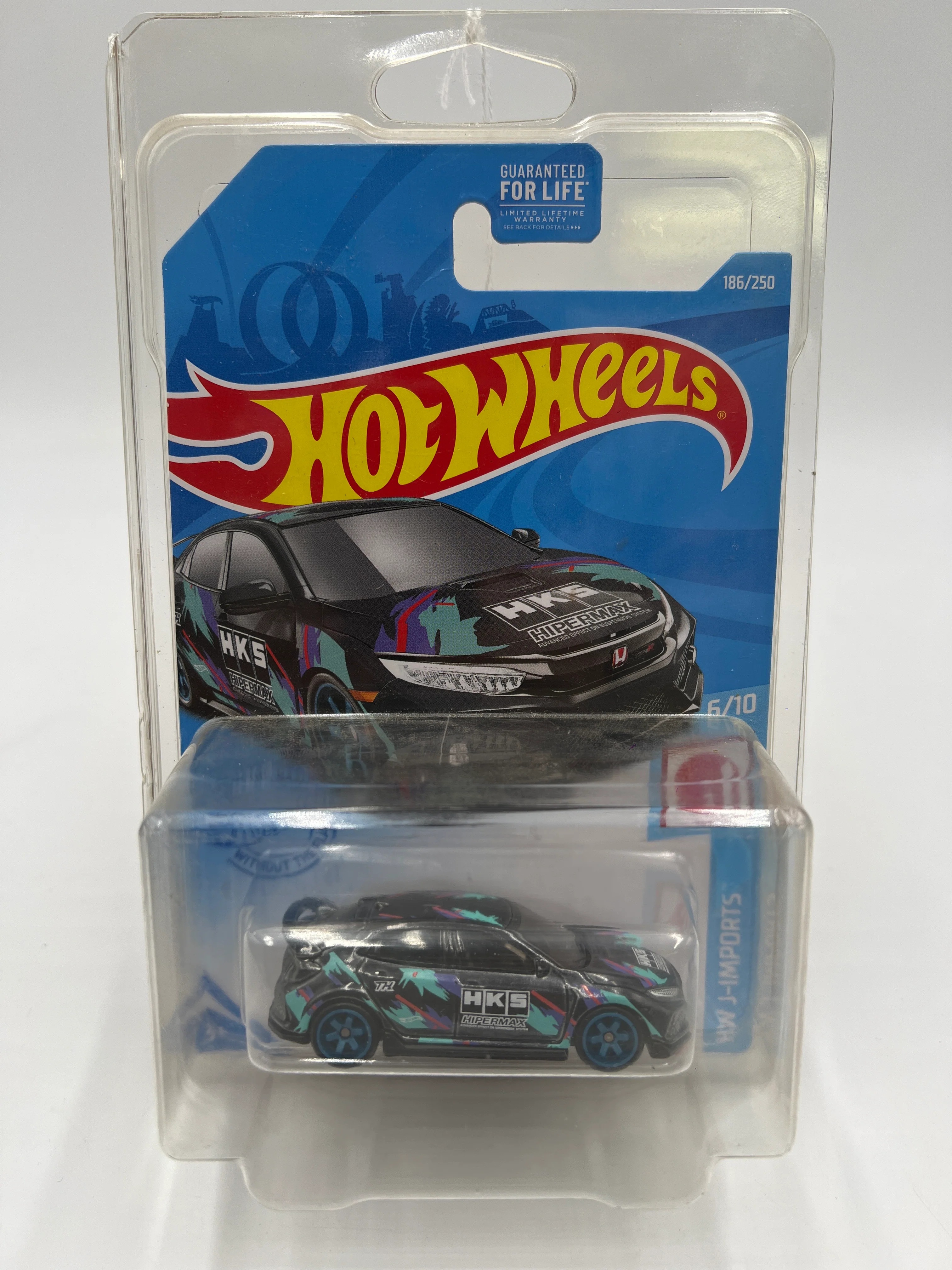 2021 Hot Wheels Super Treasure Hunt 2018 Honda Civic Type R W/Protector - Image 8