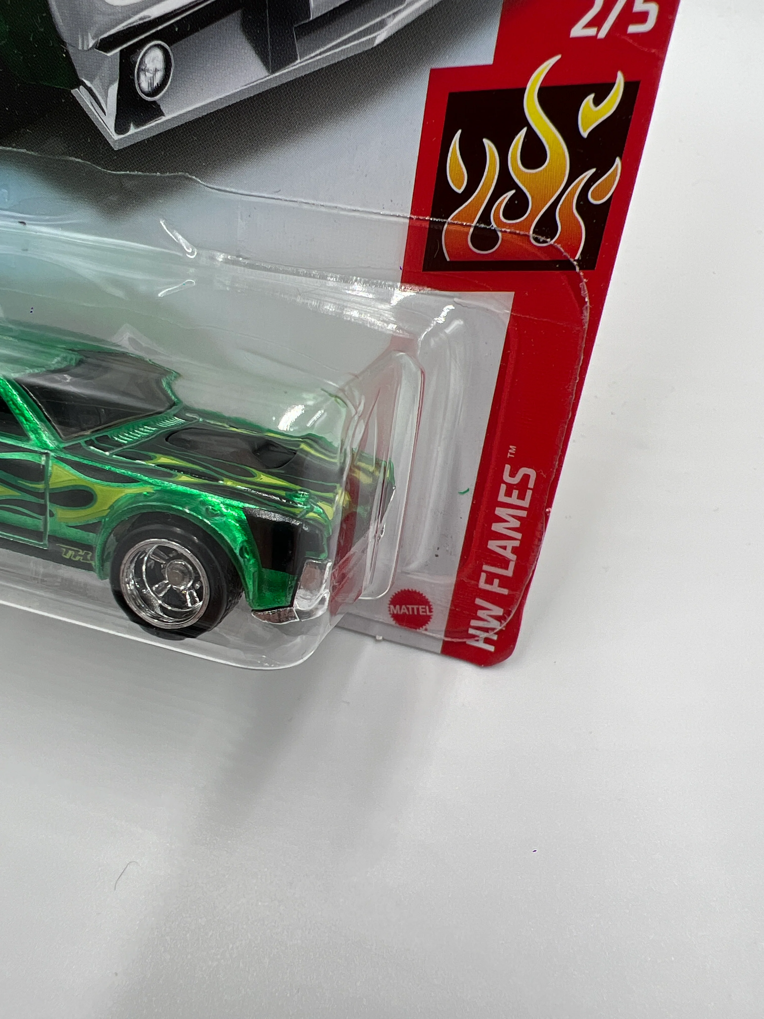 2021 Hot Wheels Super Treasure Hunt #207 68 Mercury Cougar Green W/Protector - Image 4