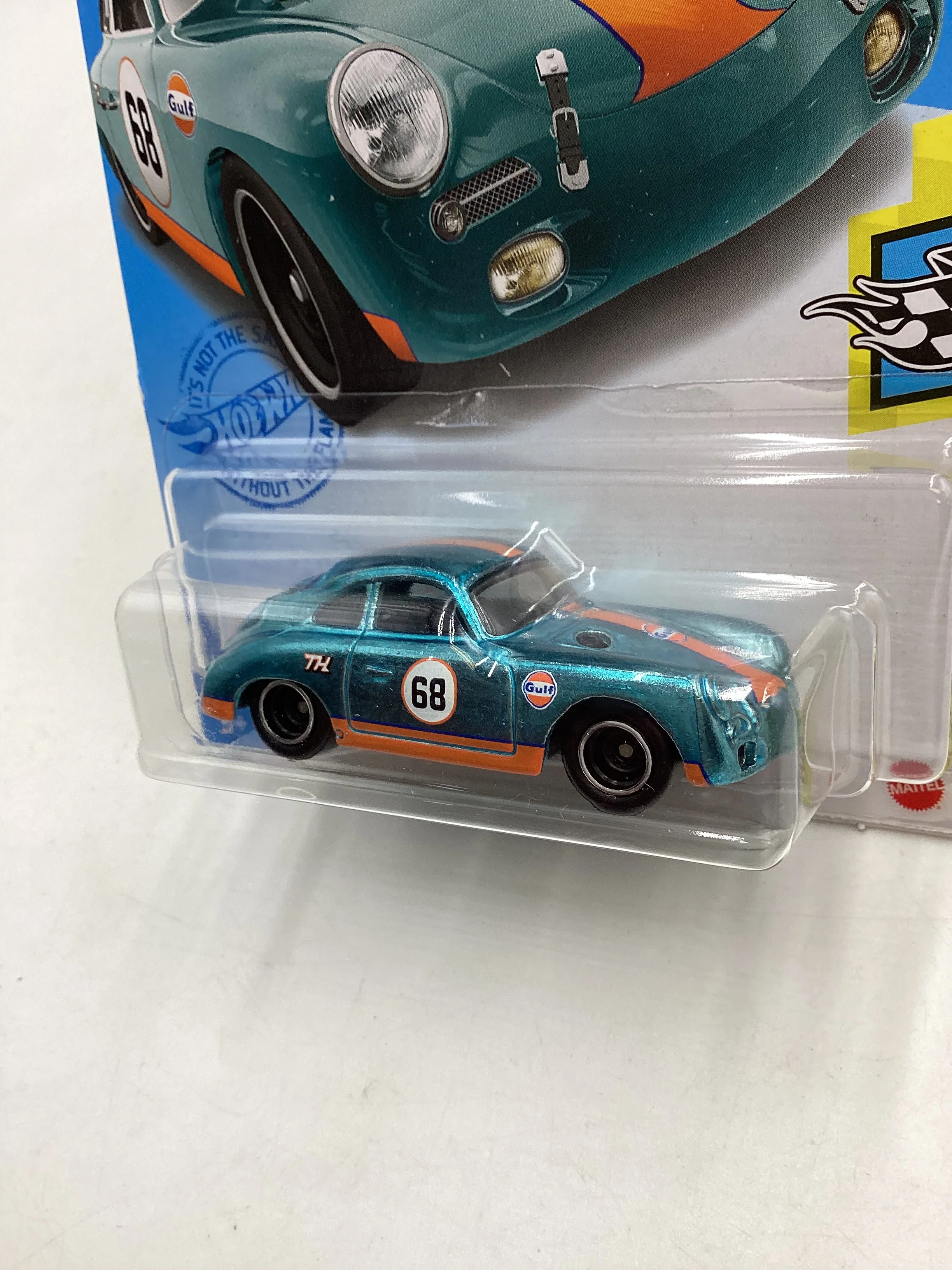 2021 Hot wheels Super treasure hunt #171 Porsche 356 Outlaw W/ Protector - Image 4
