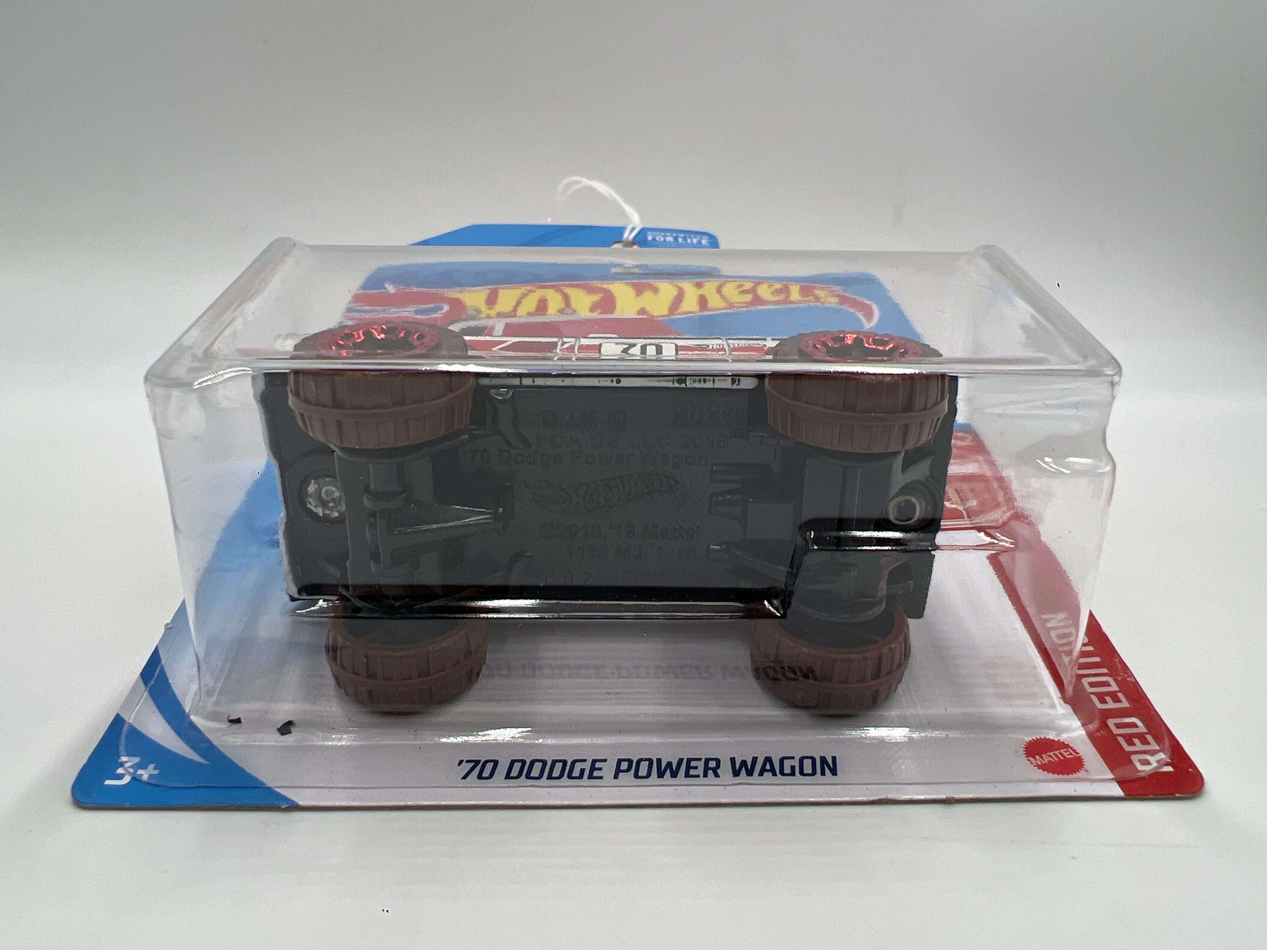 2021 Hot Wheels Target Exclusive Red Edition #3 70 Dodge Power Wagon White - Image 5