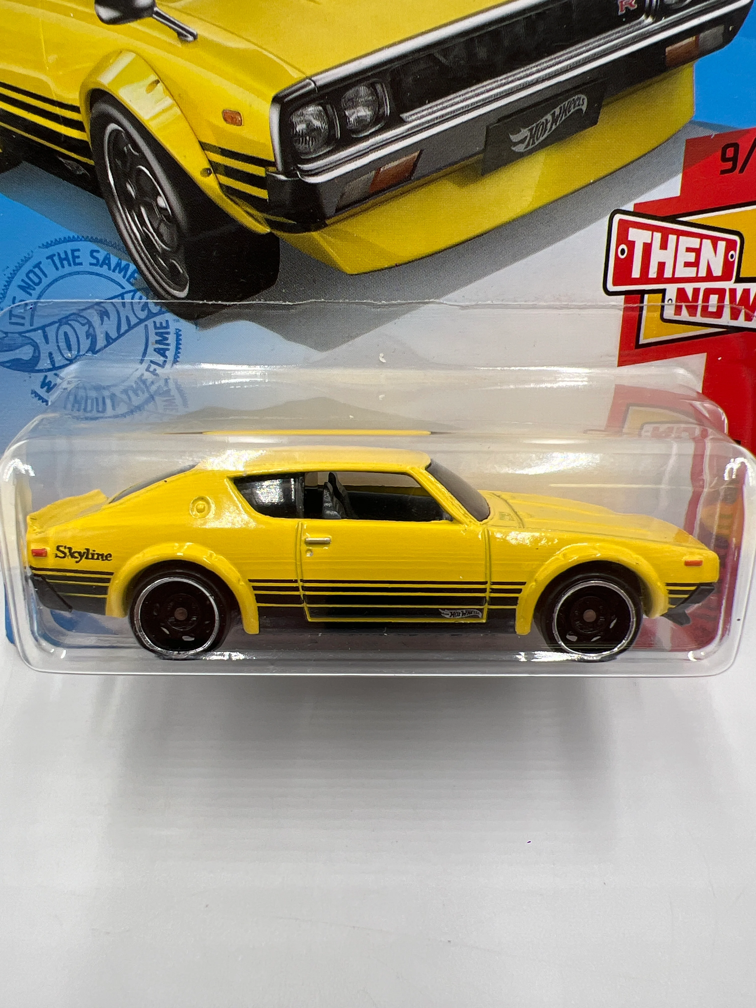 2021 Hot Wheels Then And Now #180 Nissan Skyline 2000 GT-R Yellow 82G - Image 3