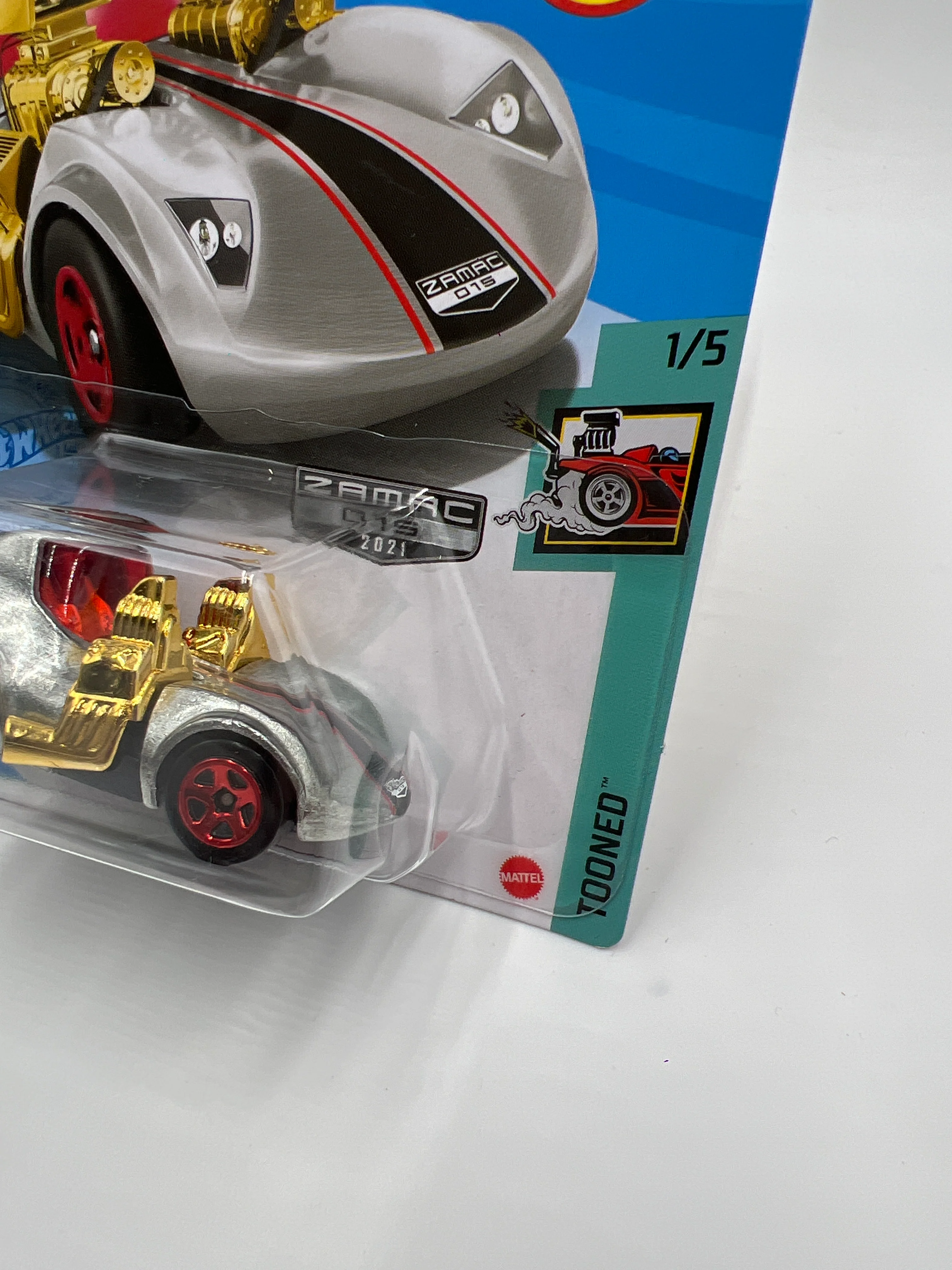 2021 Hot Wheels Walmart Exclusive Zamac 15 #13 Tooned Twin Mill - Image 3