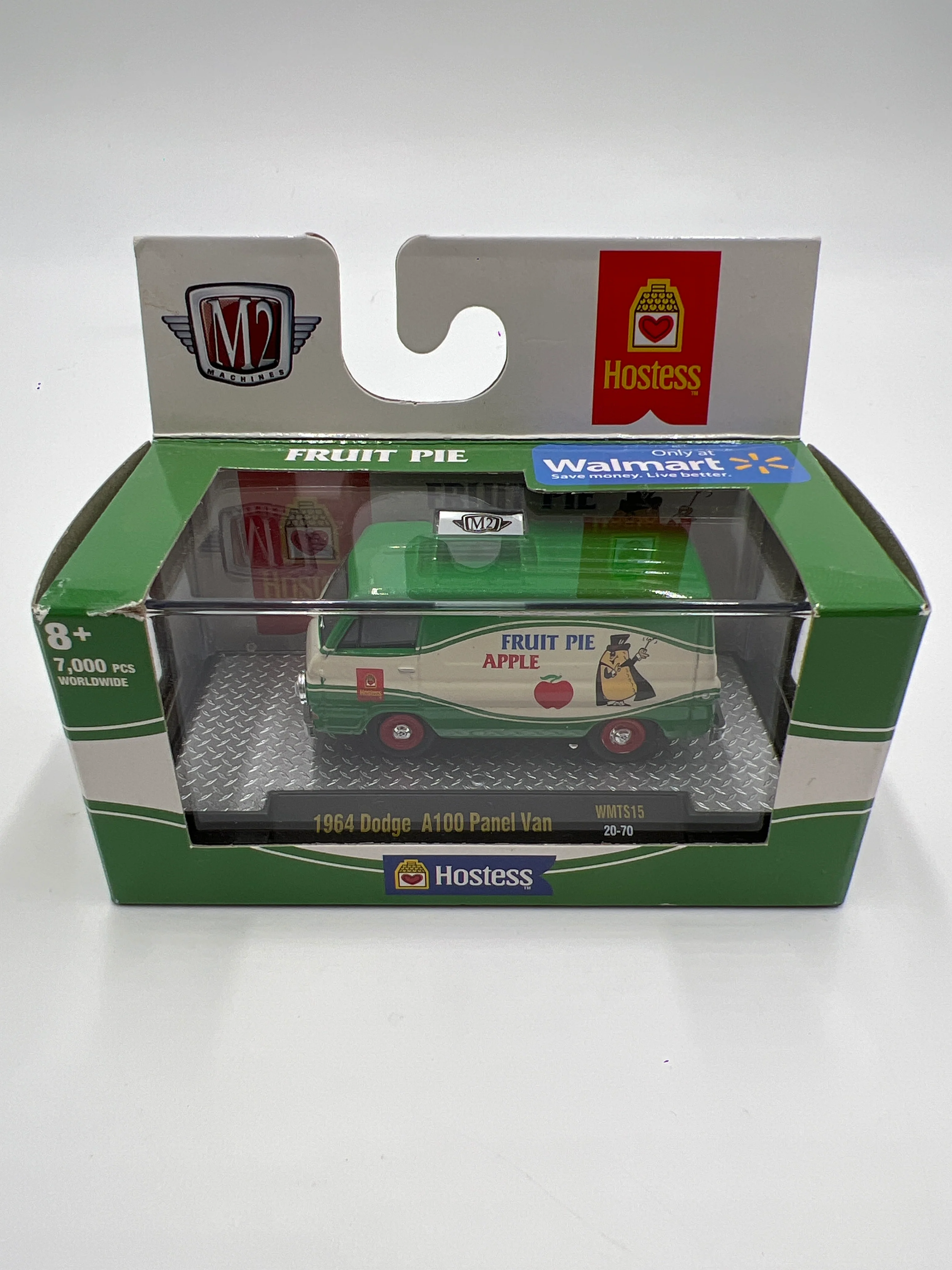 M2 Machines Hostess Fruit Pie Walmart Exclusive 1964 Dodge A100 Panel Van Green WMTS15 - Image 2