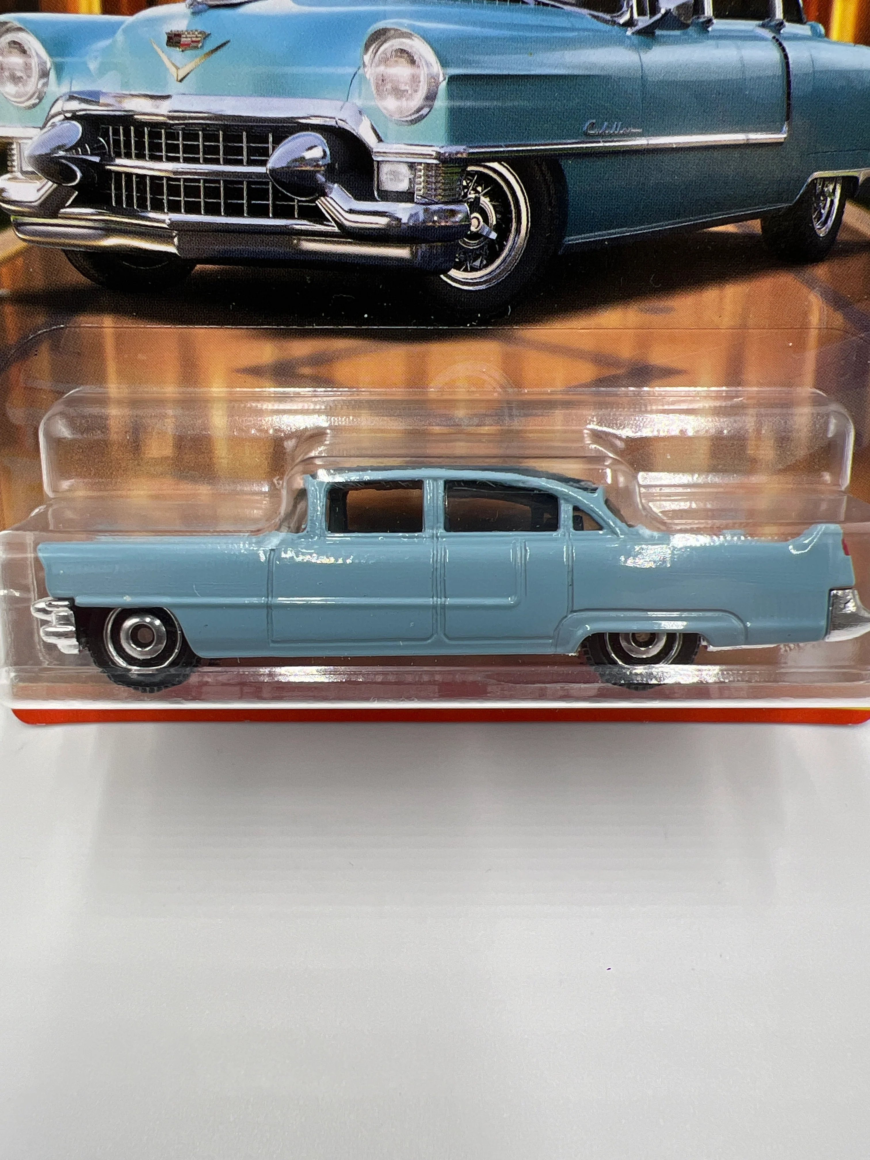 Matchbox Cadillac Series #9 55 Cadillac Fleetwood Light Blue 164E - Image 3