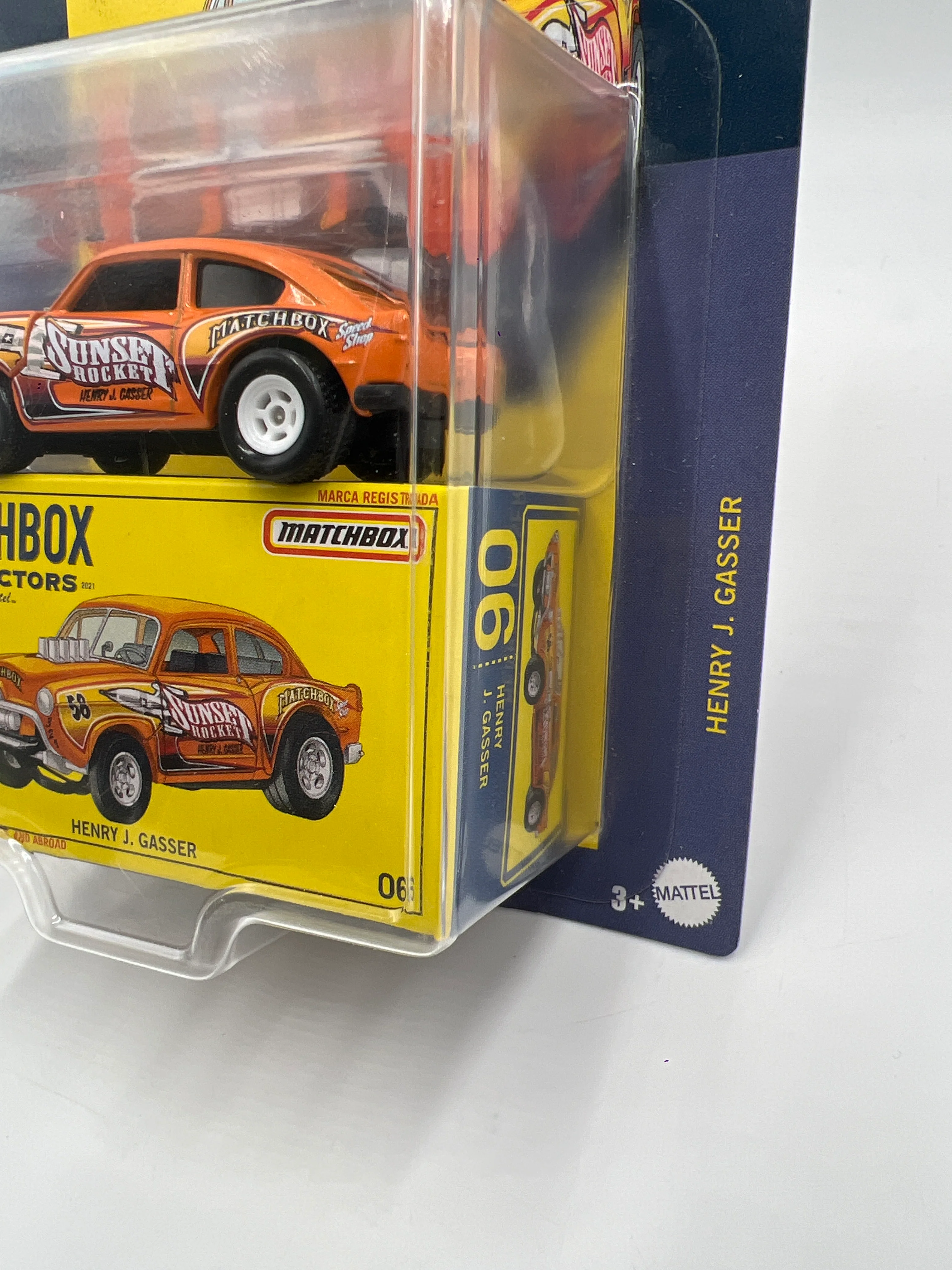 Matchbox Collectors #6 Henry J. Gasser Orange Sunset Rocket 170F - Image 4