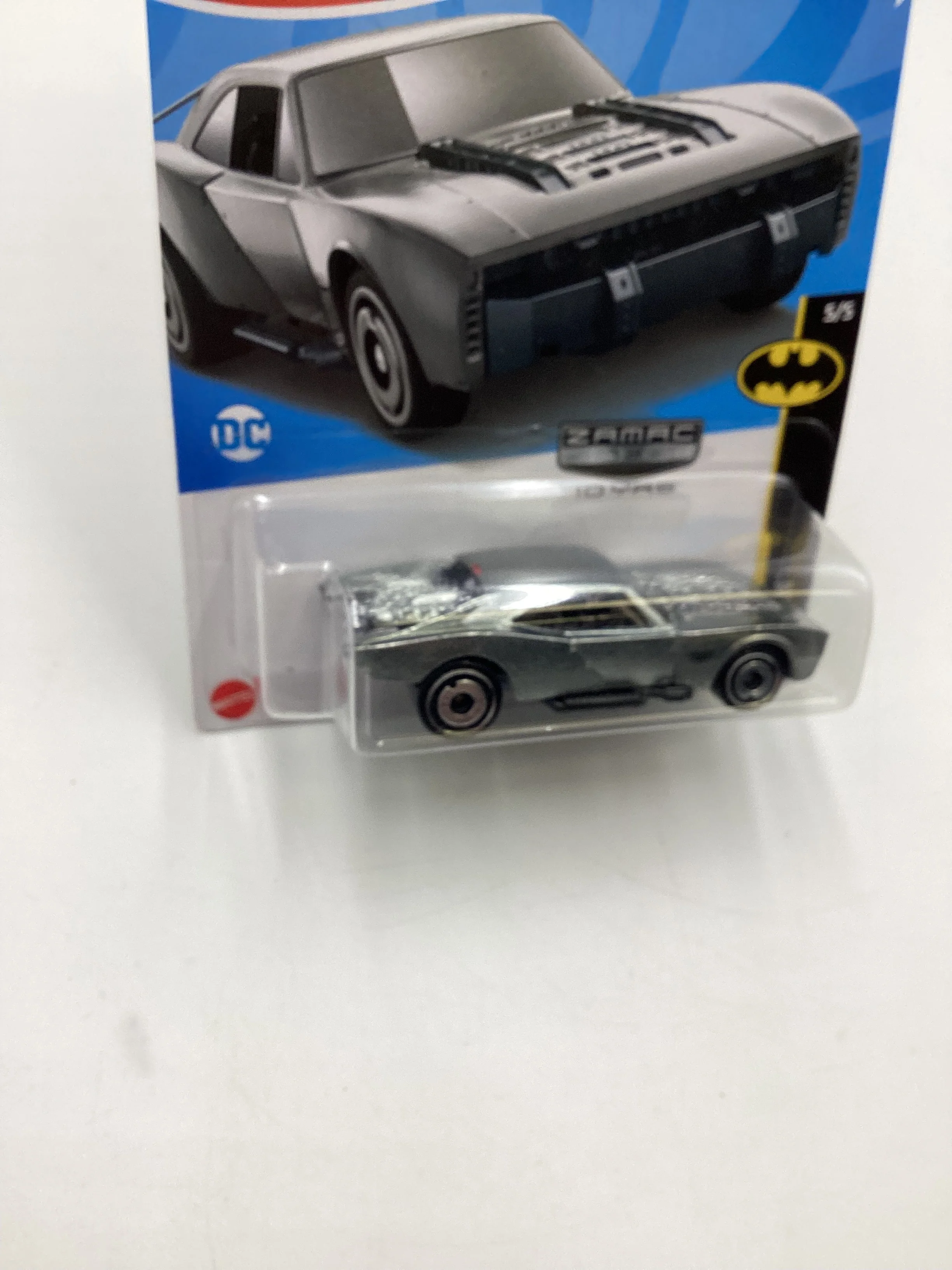 2022 Hot Wheels #178 Zamac 10 Years Batman Batmobile 148H - Image 5