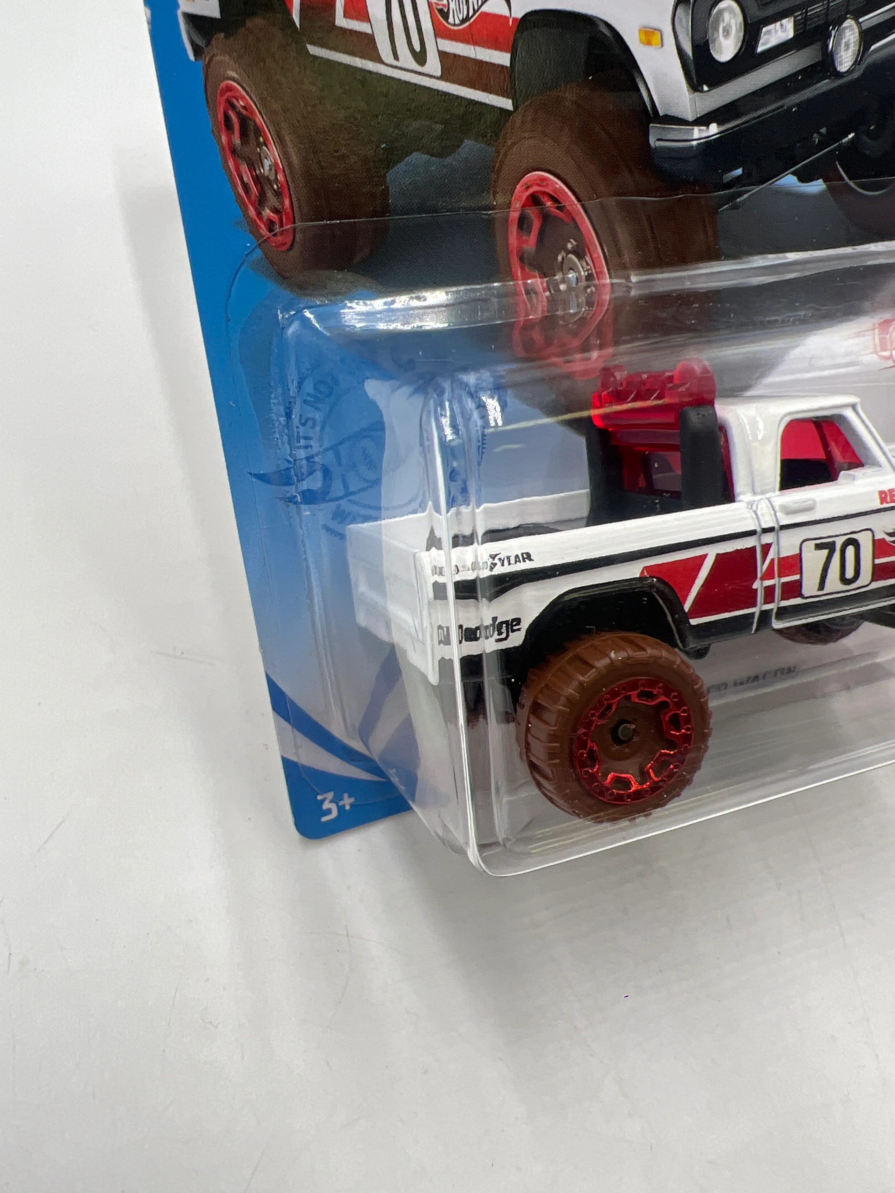 2021 Hot Wheels #3 Red Edition #6/12 70 Dodge Power Wagon 150i - Image 5